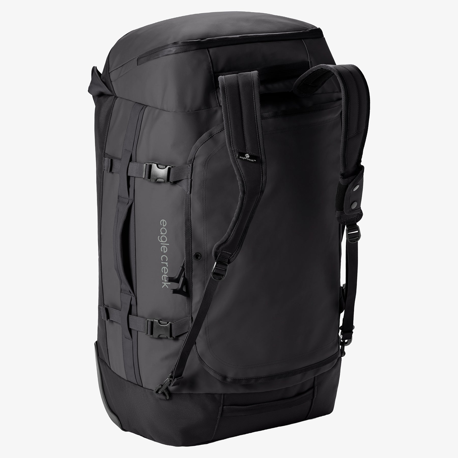 Eagle Creek Cargo Hauler 110L Rolling Duffel Bag in Black — back view