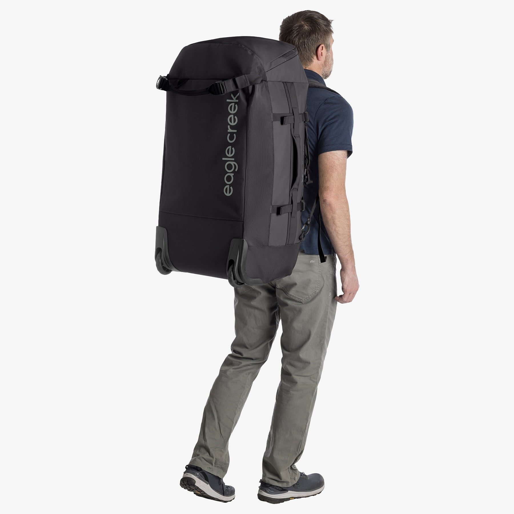 Eagle Creek Cargo Hauler 110L Rolling Duffel Bag in Black — detail view 2