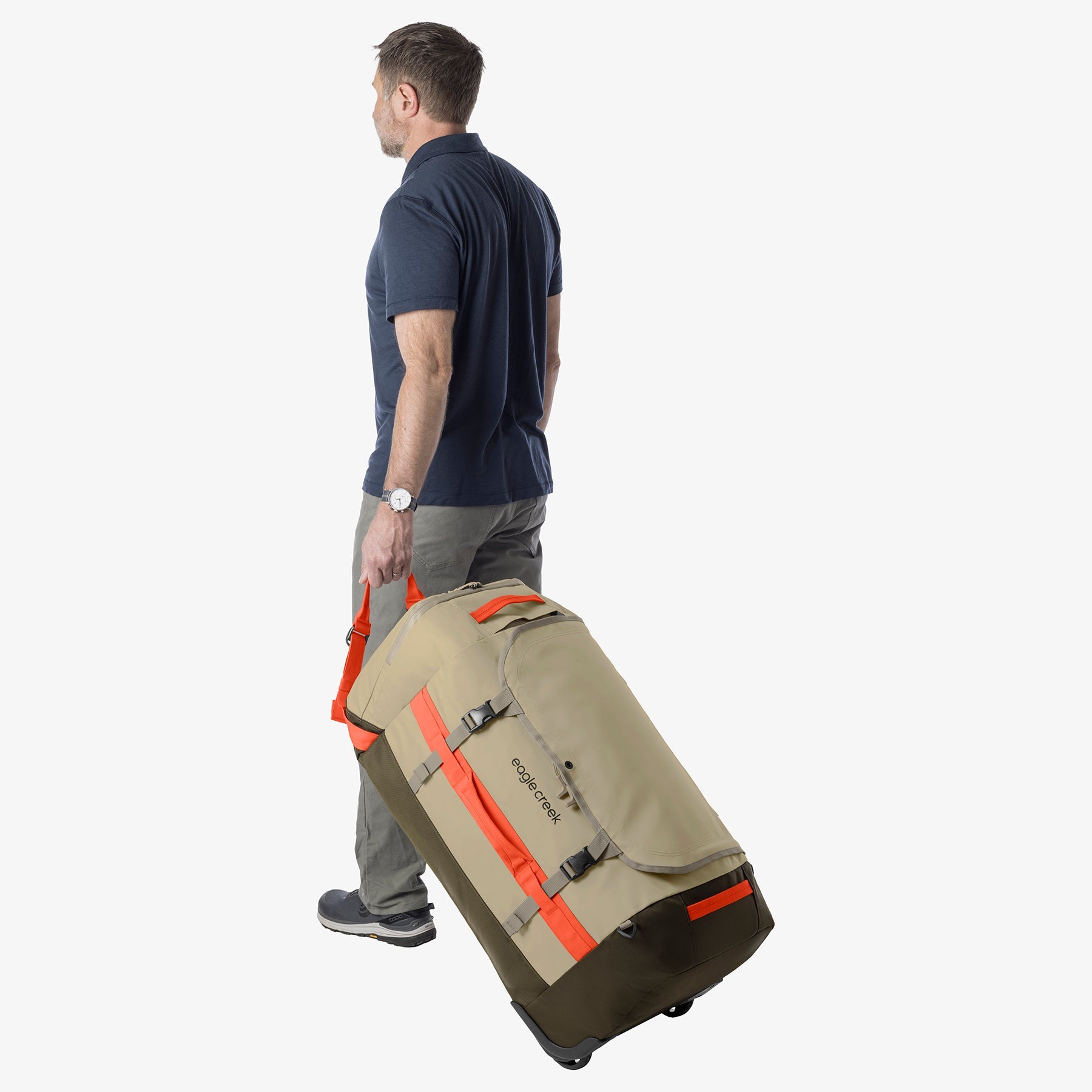 Eagle Creek Cargo Hauler 110L Rolling Duffel Bag in Desert Tan — detail view 3