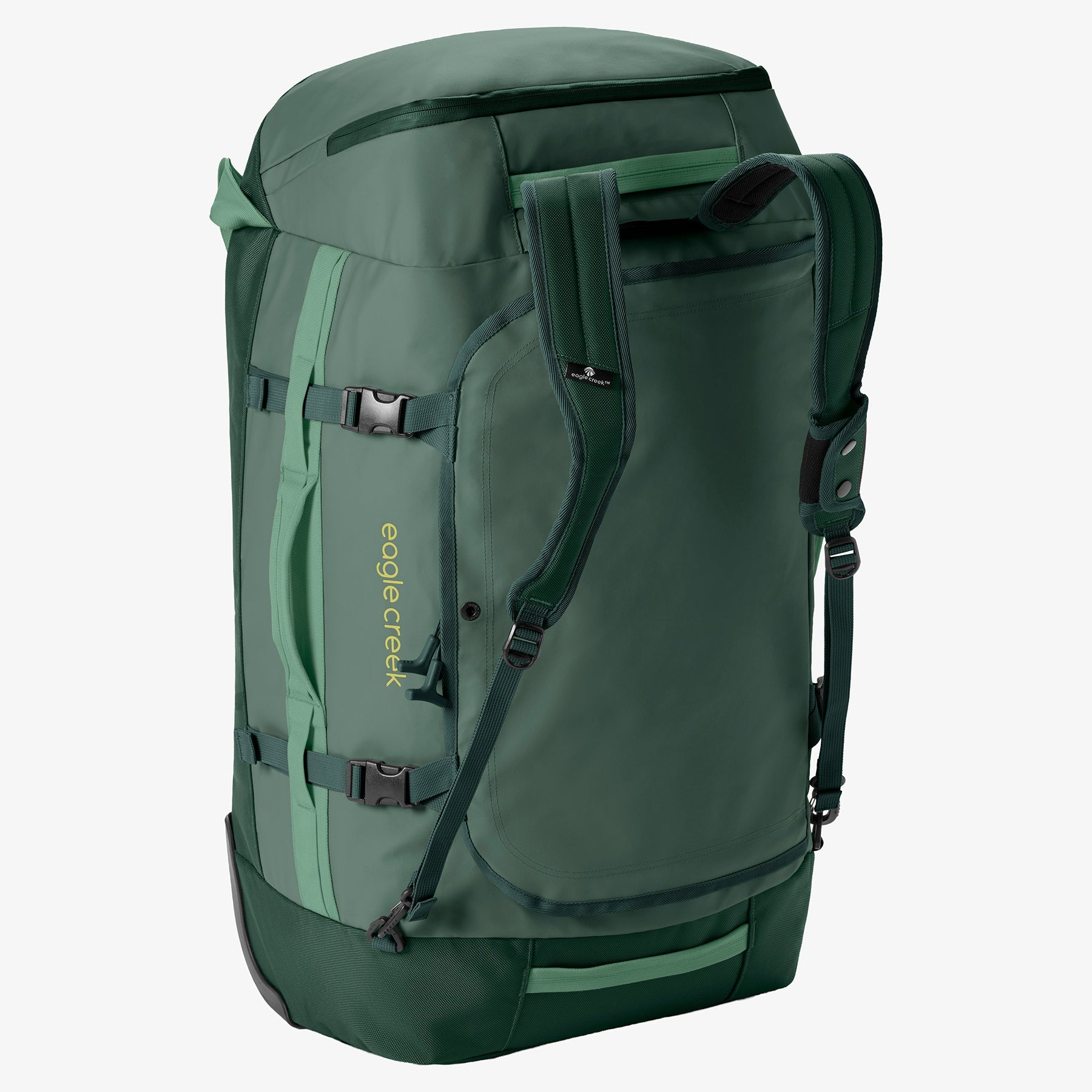 Eagle Creek Cargo Hauler 110L Rolling Duffel Bag in Sycamore Green — back view