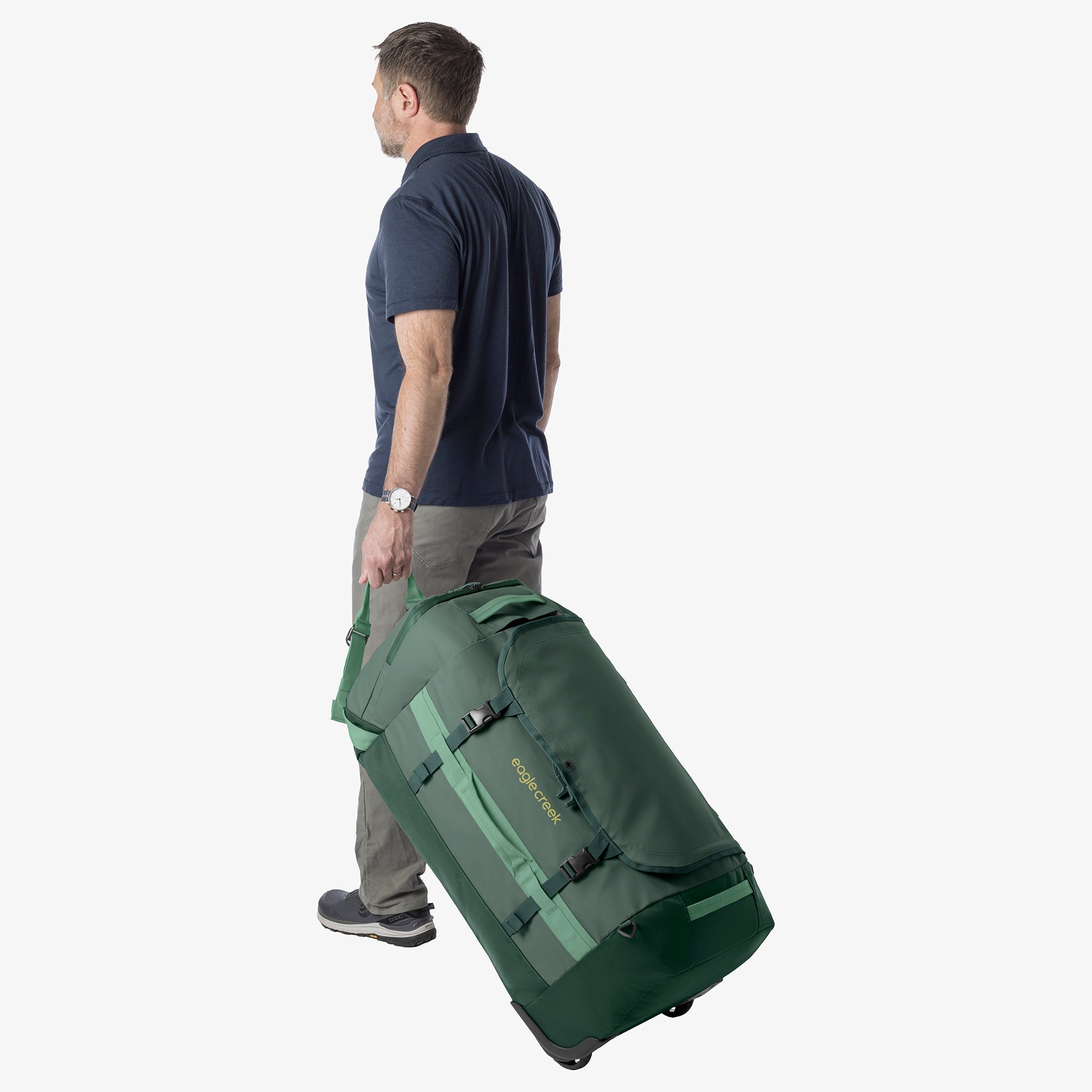 Eagle Creek Cargo Hauler 110L Rolling Duffel Bag in Sycamore Green — detail view 3