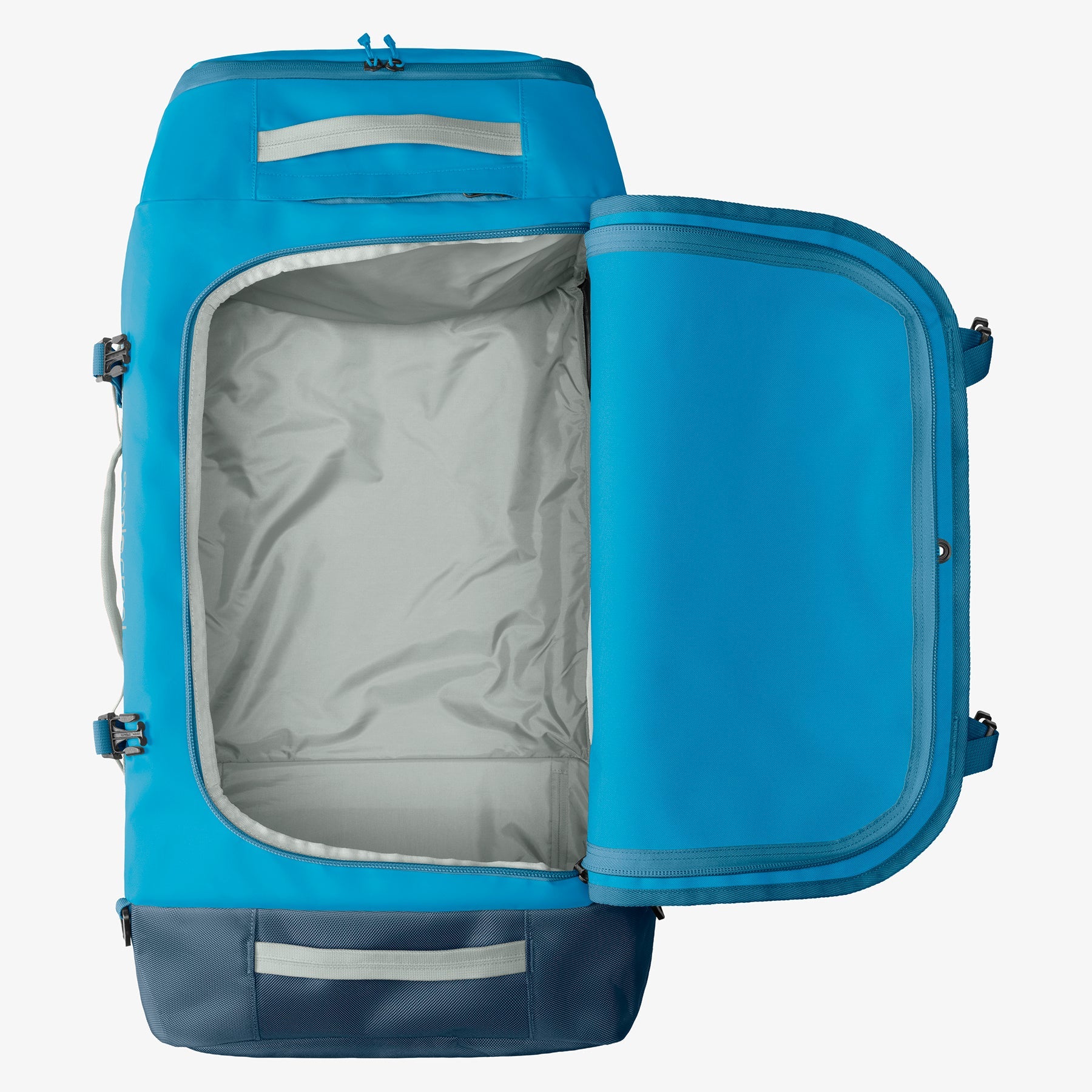 Eagle Creek Cargo Hauler 110L Rolling Duffel Bag in Harbor Blue — angle view 3