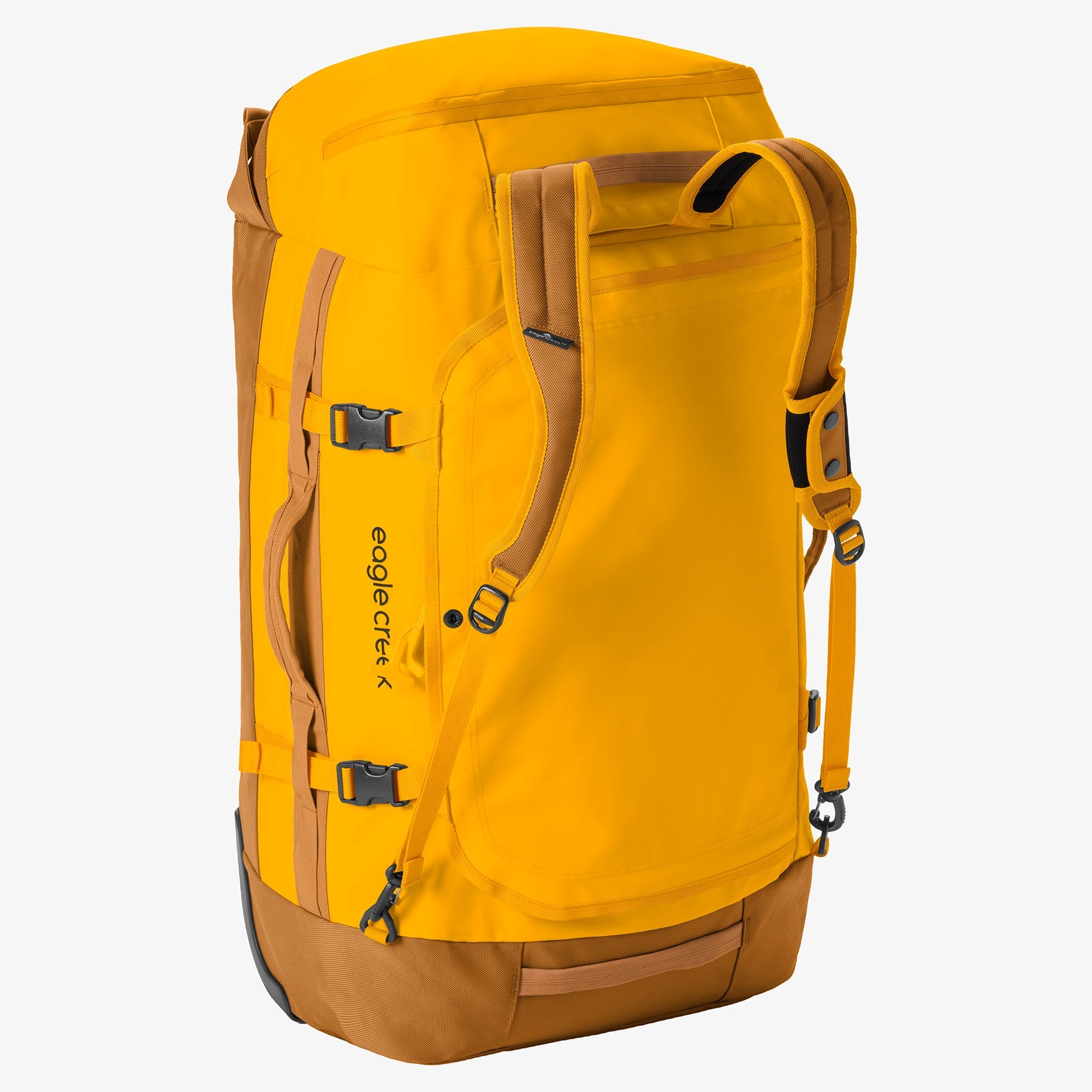 Eagle Creek Cargo Hauler 110L Rolling Duffel Bag in Citrus Orange — back view
