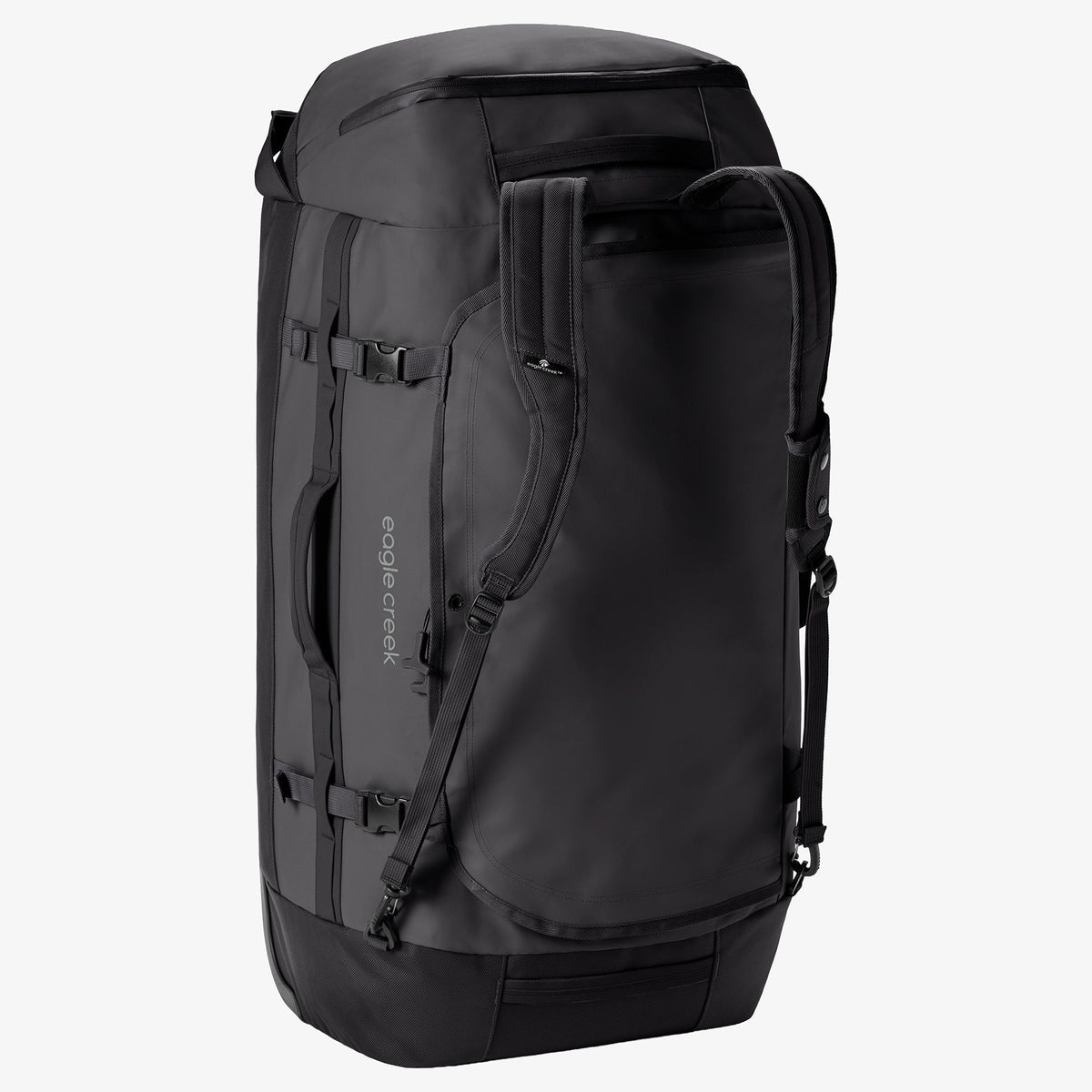 Eagle Creek Cargo Hauler 130L Rolling Duffel Bag in Black — back view # color_Black