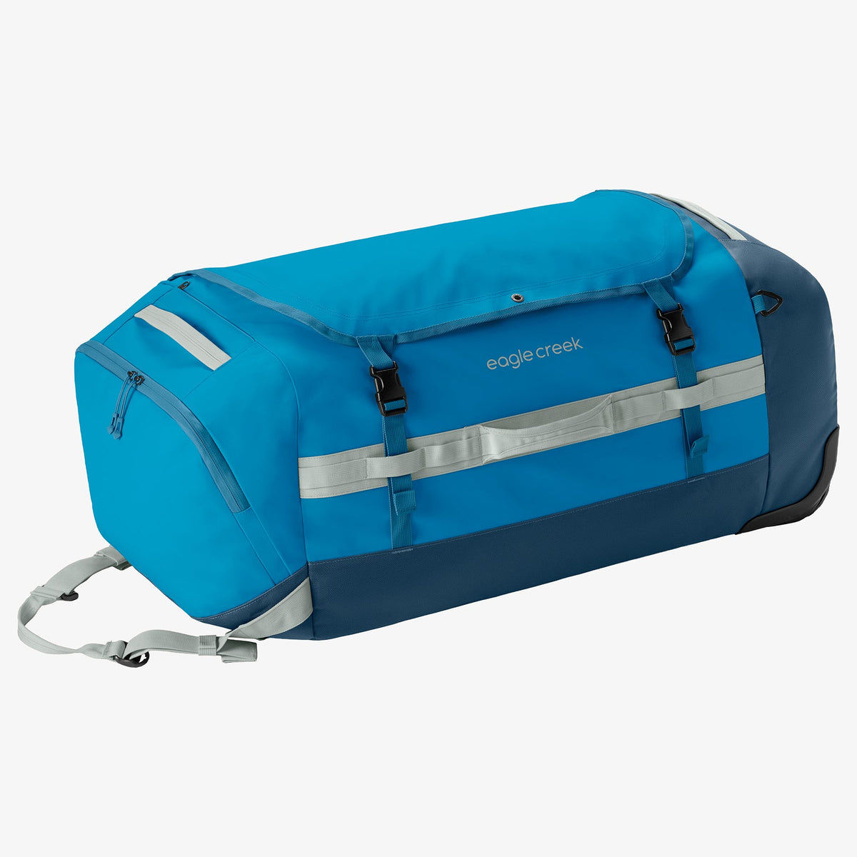 Eagle Creek Cargo Hauler 130L Rolling Duffel Bag in Harbor Blue — front view # color_Harbor Blue
