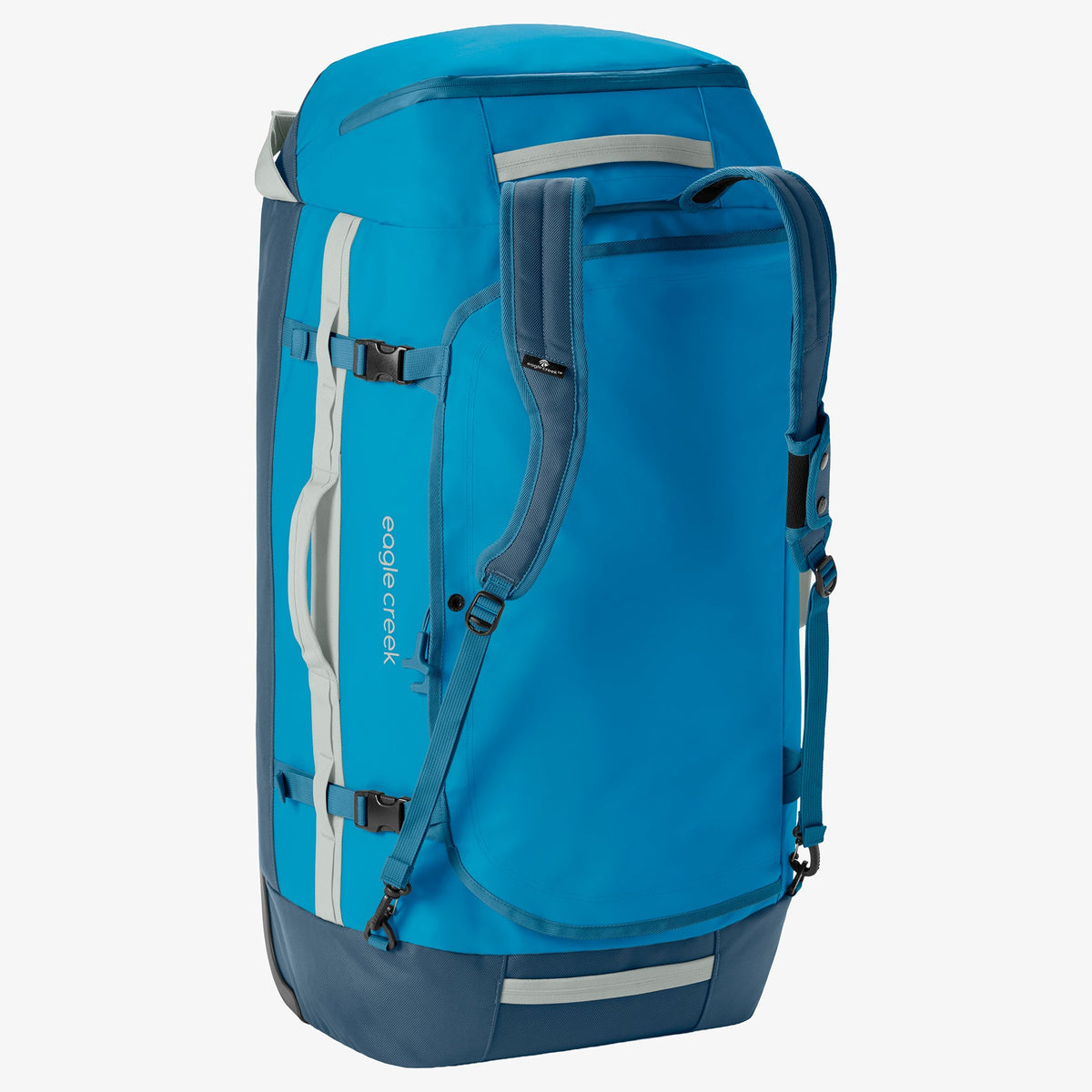 Eagle Creek Cargo Hauler 130L Rolling Duffel Bag in Harbor Blue — back view # color_Harbor Blue