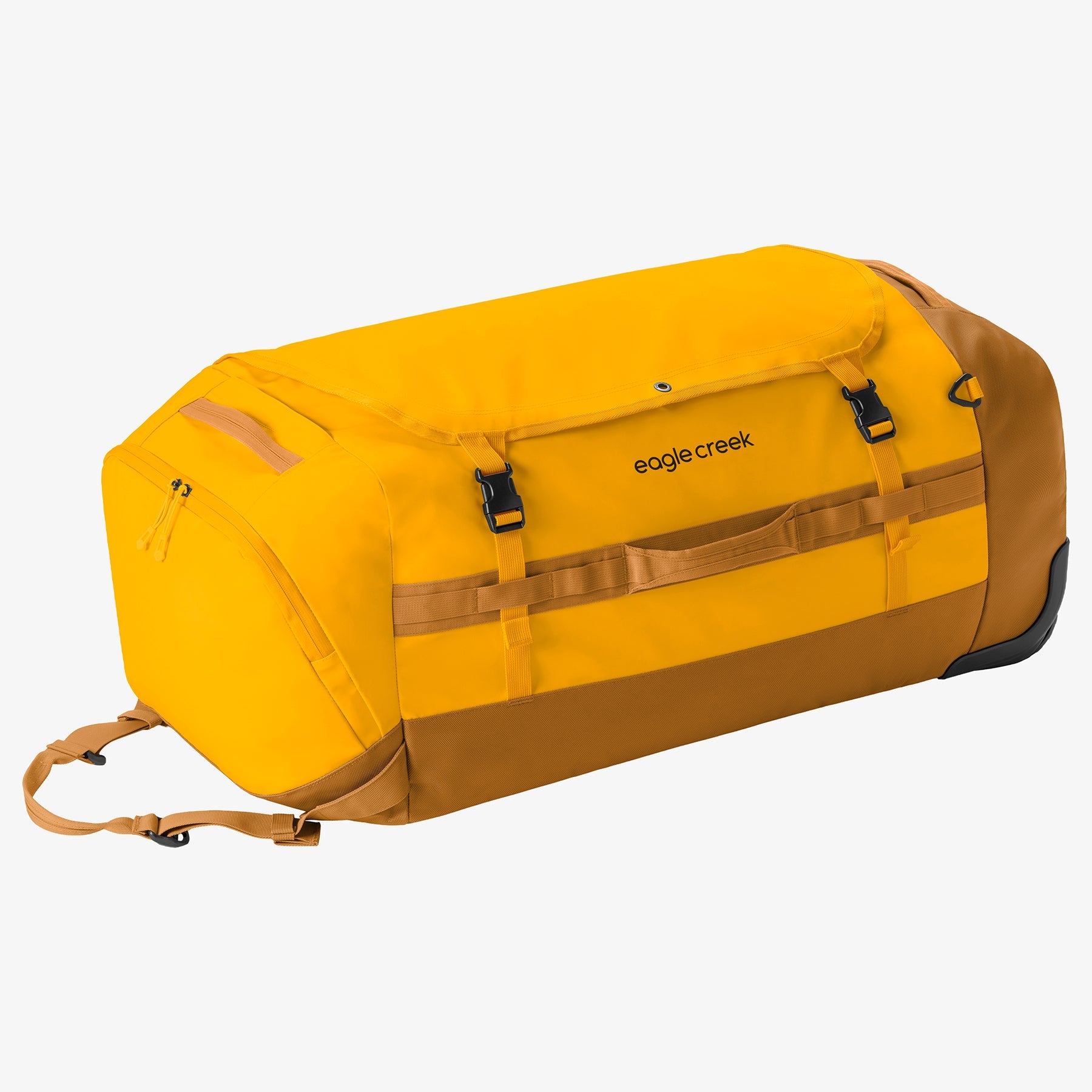Eagle Creek Cargo Hauler 130L Rolling Duffel Bag in Citrus Orange — front view # color_Citrus Orange