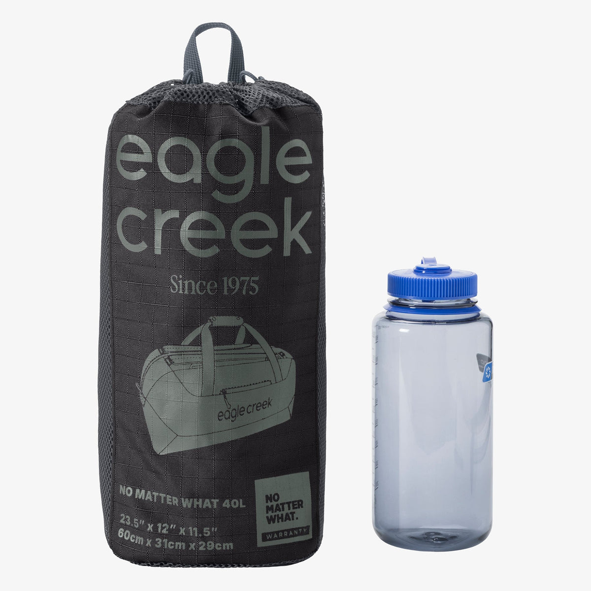 Eagle Creek No Matter What 40L Duffel Bag in Black — angle view 2 # color_Black