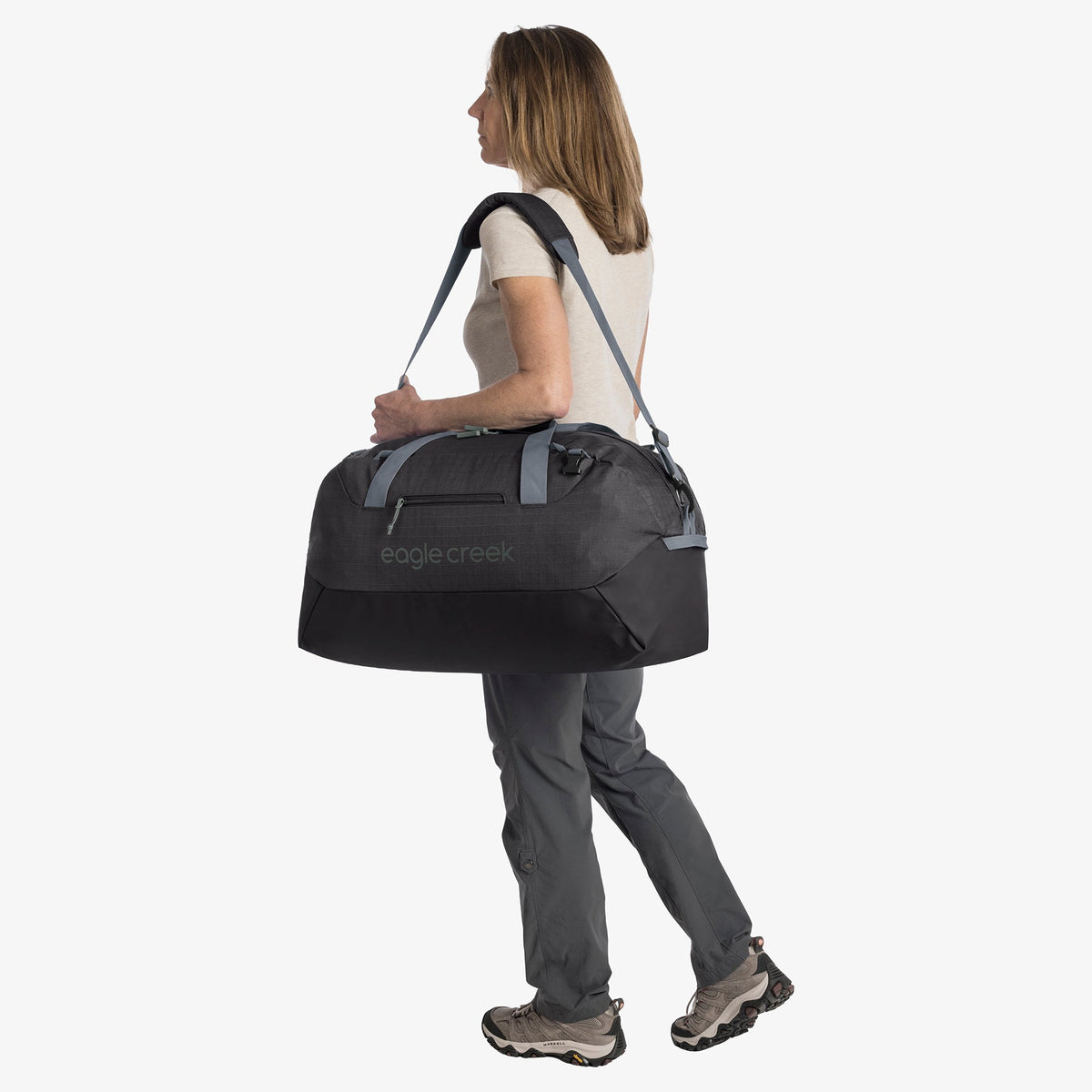 Eagle Creek No Matter What 40L Duffel Bag in Black — interior view # color_Black