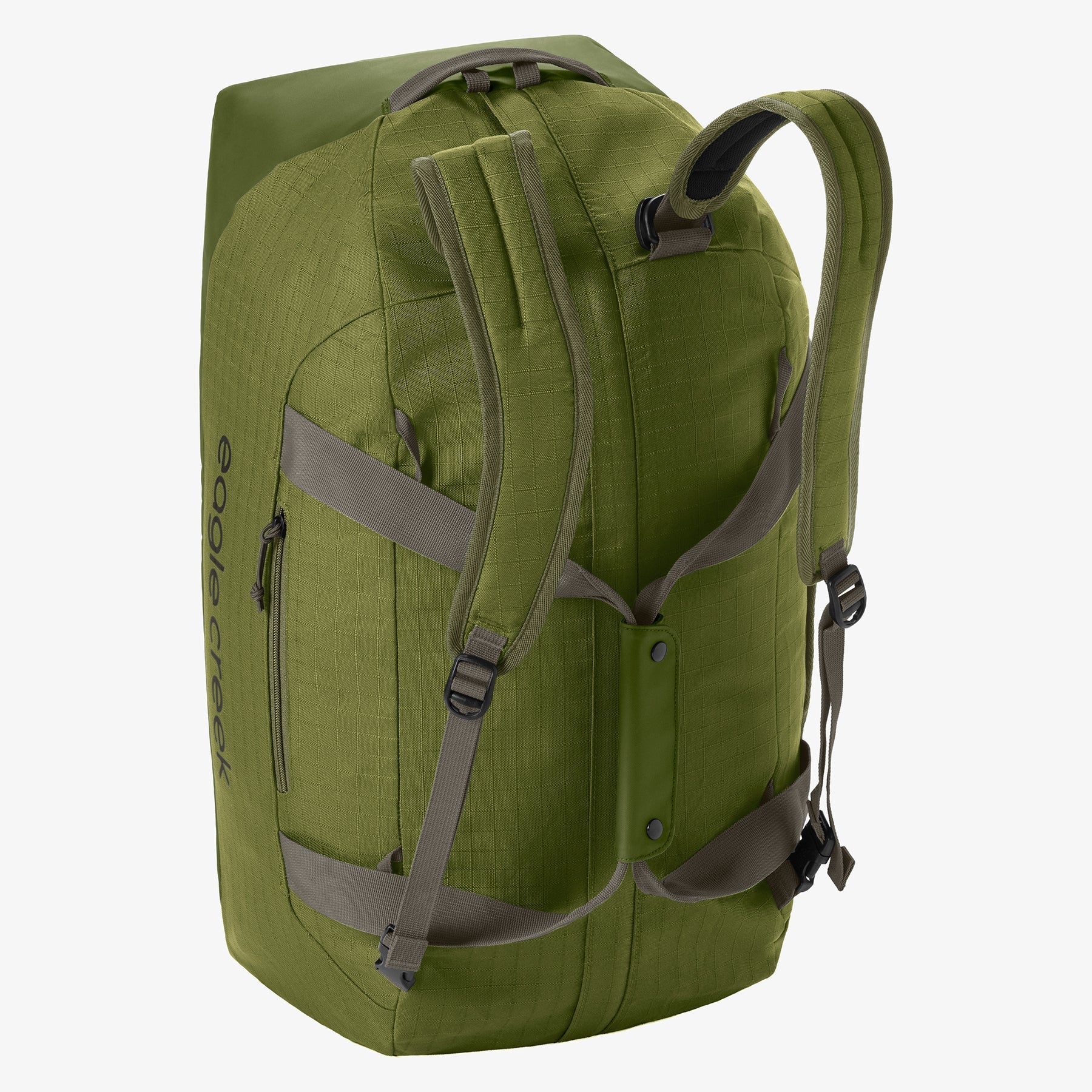 Eagle Creek No Matter What 40L Duffel Bag in Olive Green — back view # color_Olive Green