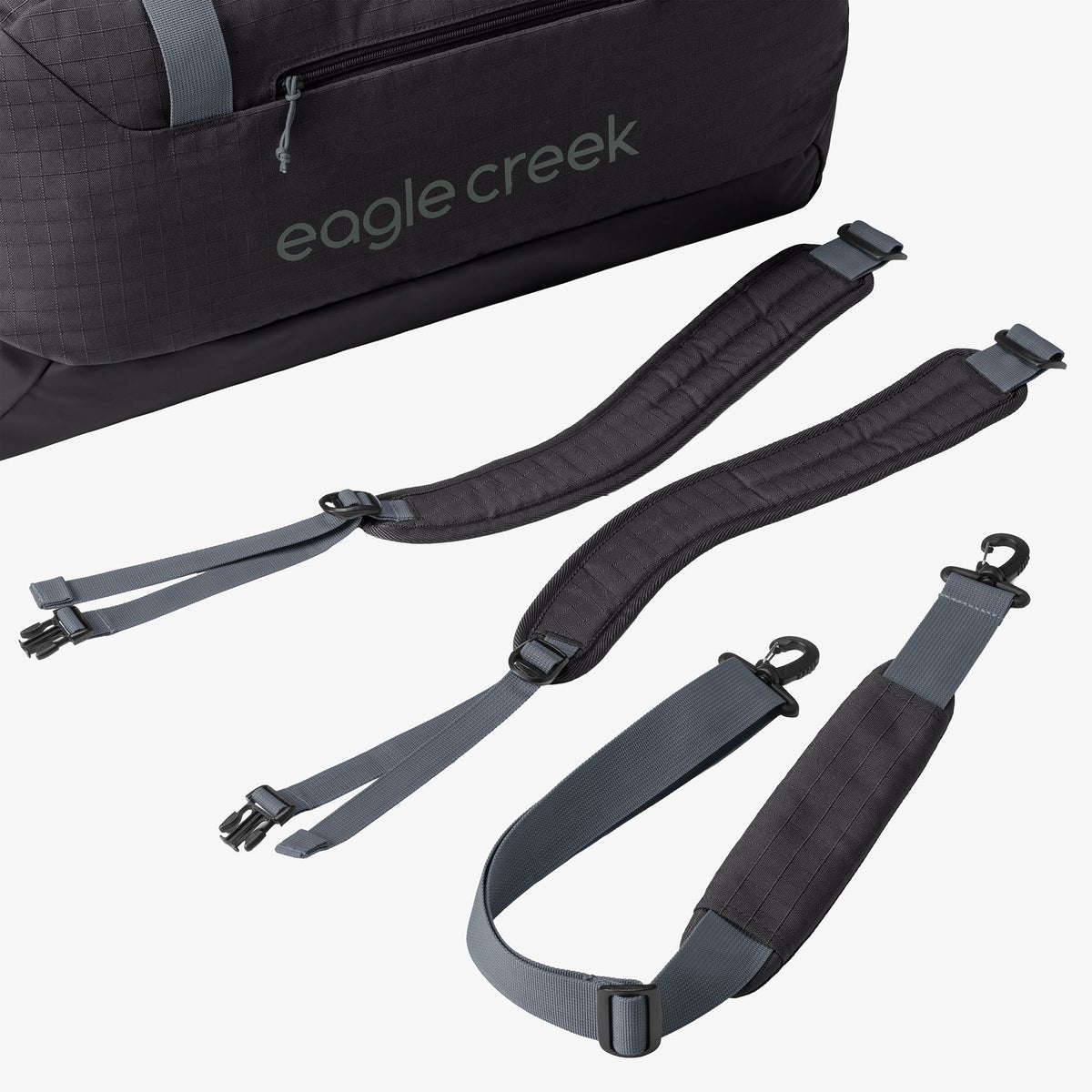 Eagle Creek No Matter What 60L Duffel Bag in Black — detail view 3 # color_Black