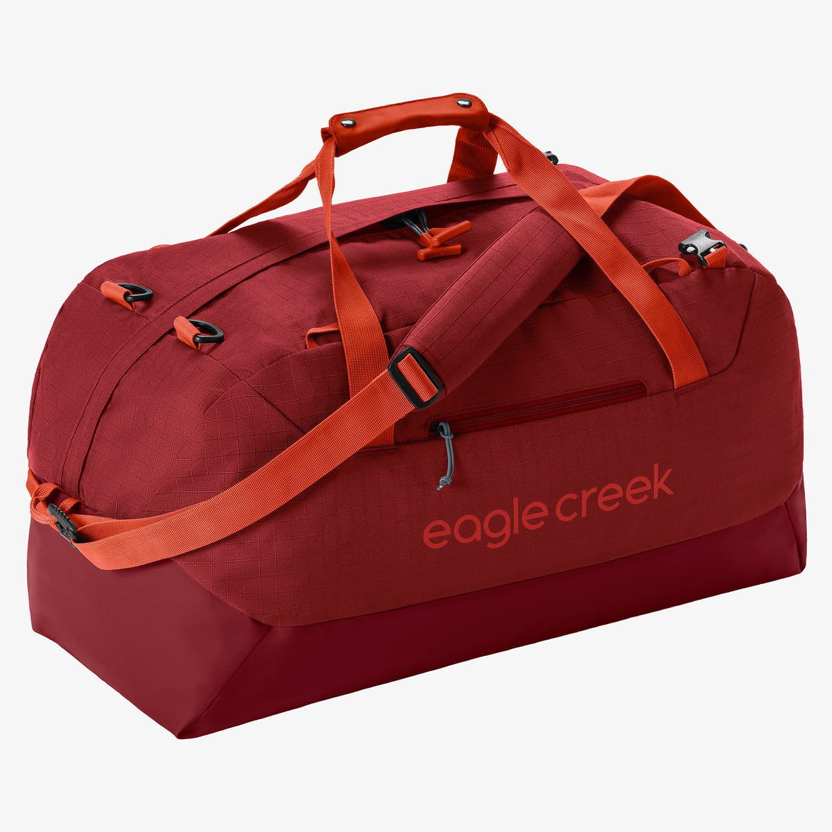 Eagle Creek No Matter What 60L Duffel Bag in Cranberry Red — front view # color_Cranberry Red