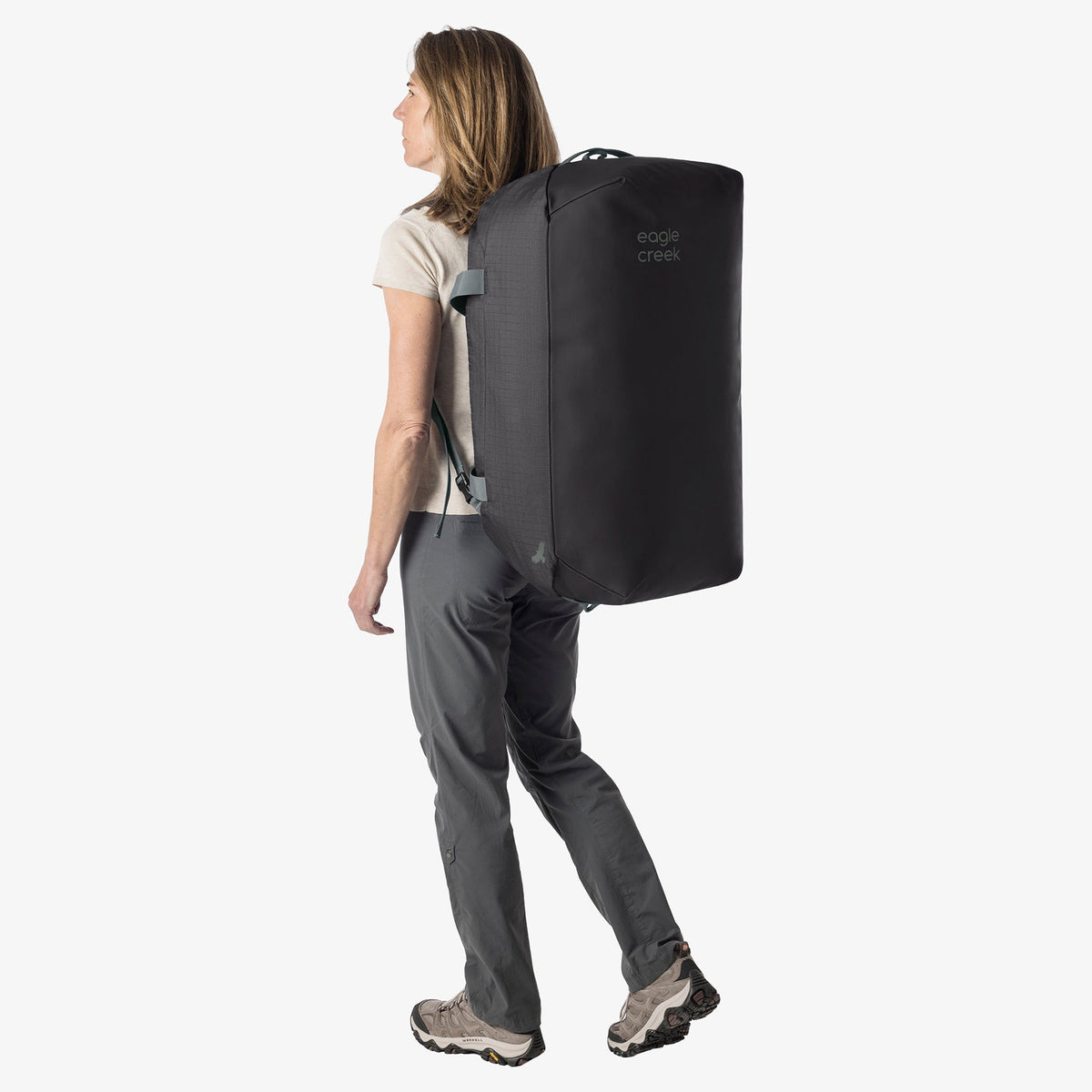 Eagle Creek No Matter What 90L Duffel Bag in Black — detail view # color_Black
