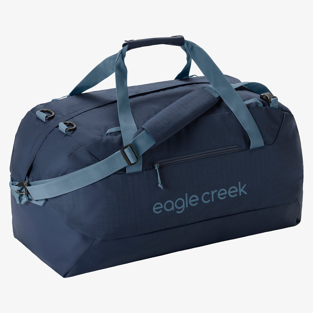 Eagle Creek No Matter What 90L Duffel Bag in Pilot Blue — front view # color_Pilot Blue