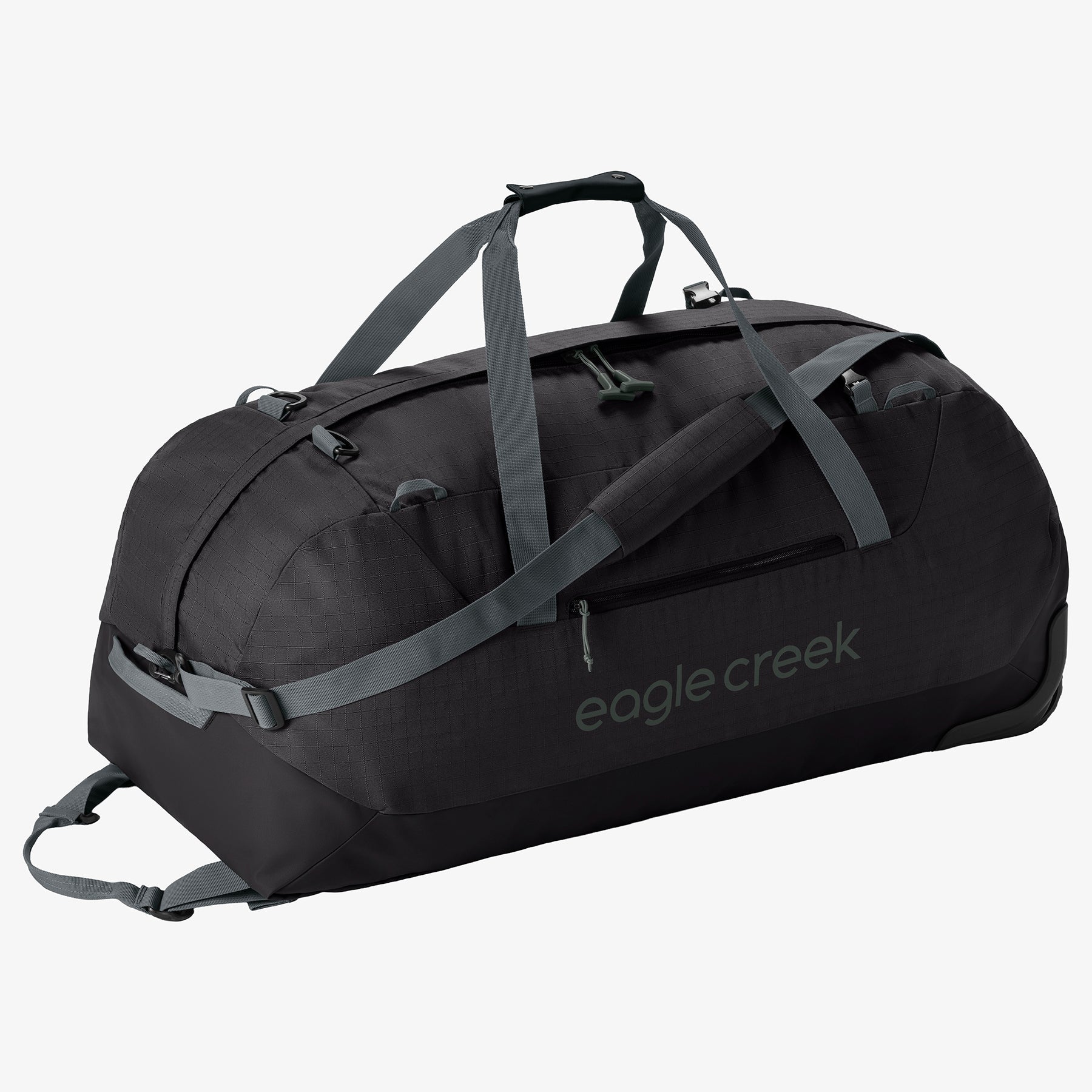 Eagle Creek No Matter What 120L Rolling Duffel Bag in Black — front view # color_Black