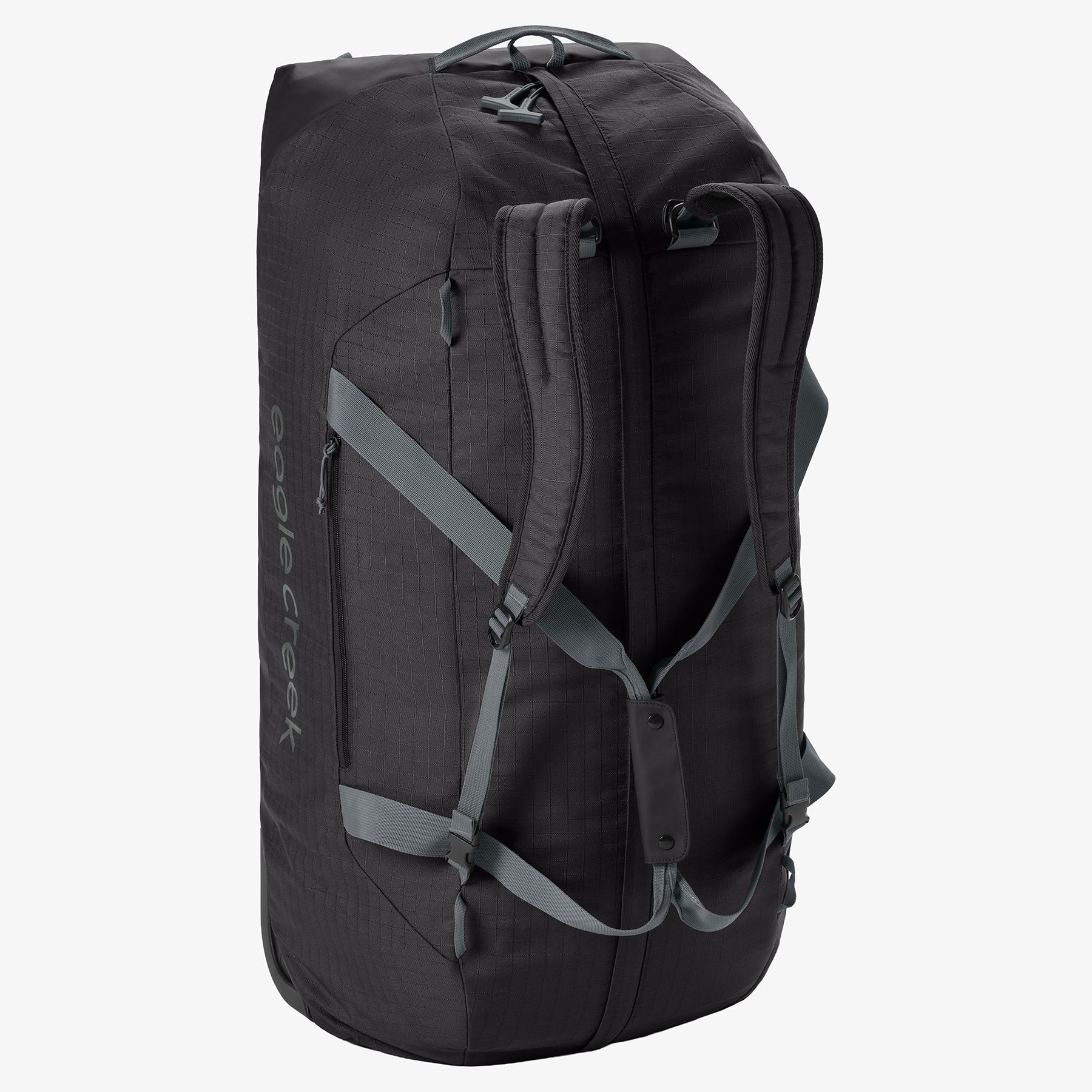 Eagle Creek No Matter What 120L Rolling Duffel Bag in Black — back view # color_Black