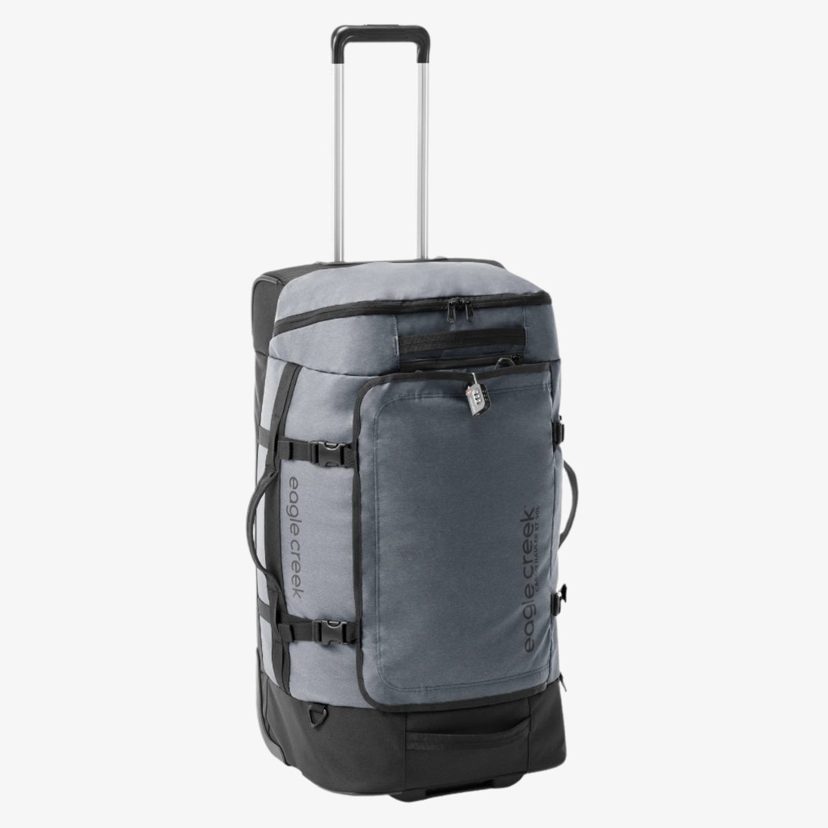 Eagle Creek Cargo Hauler XT Wheeled Duffel 90L/29" in Charcoal — front view # color_Charcoal