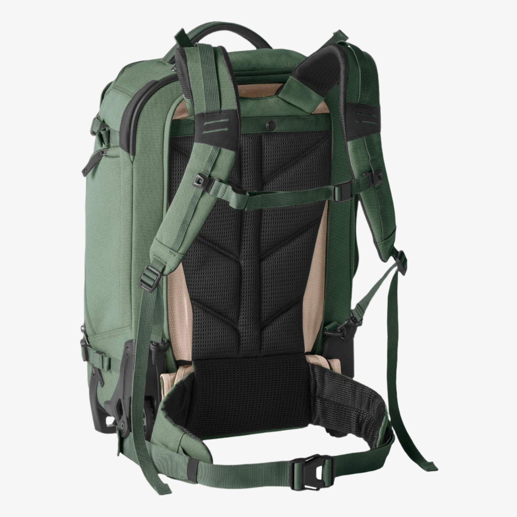 Eagle Creek Gear Warrior XE 2-Wheel 21.75"/40L Convertible Carry-On Luggage in Jungle Green — interior view