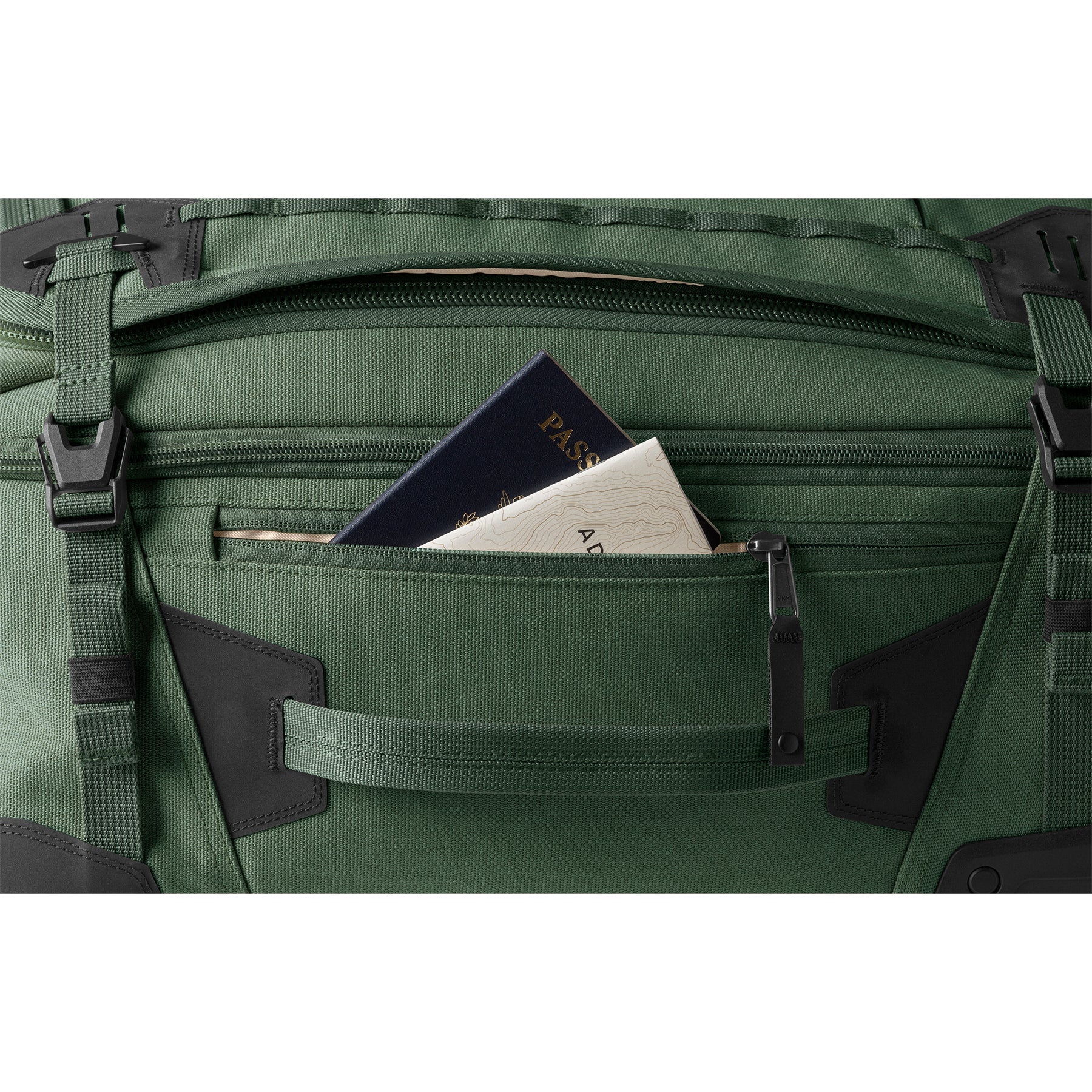 Eagle Creek Gear Warrior XE 2-Wheel 21.75"/40L Convertible Carry-On Luggage in Jungle Green — detail view 3
