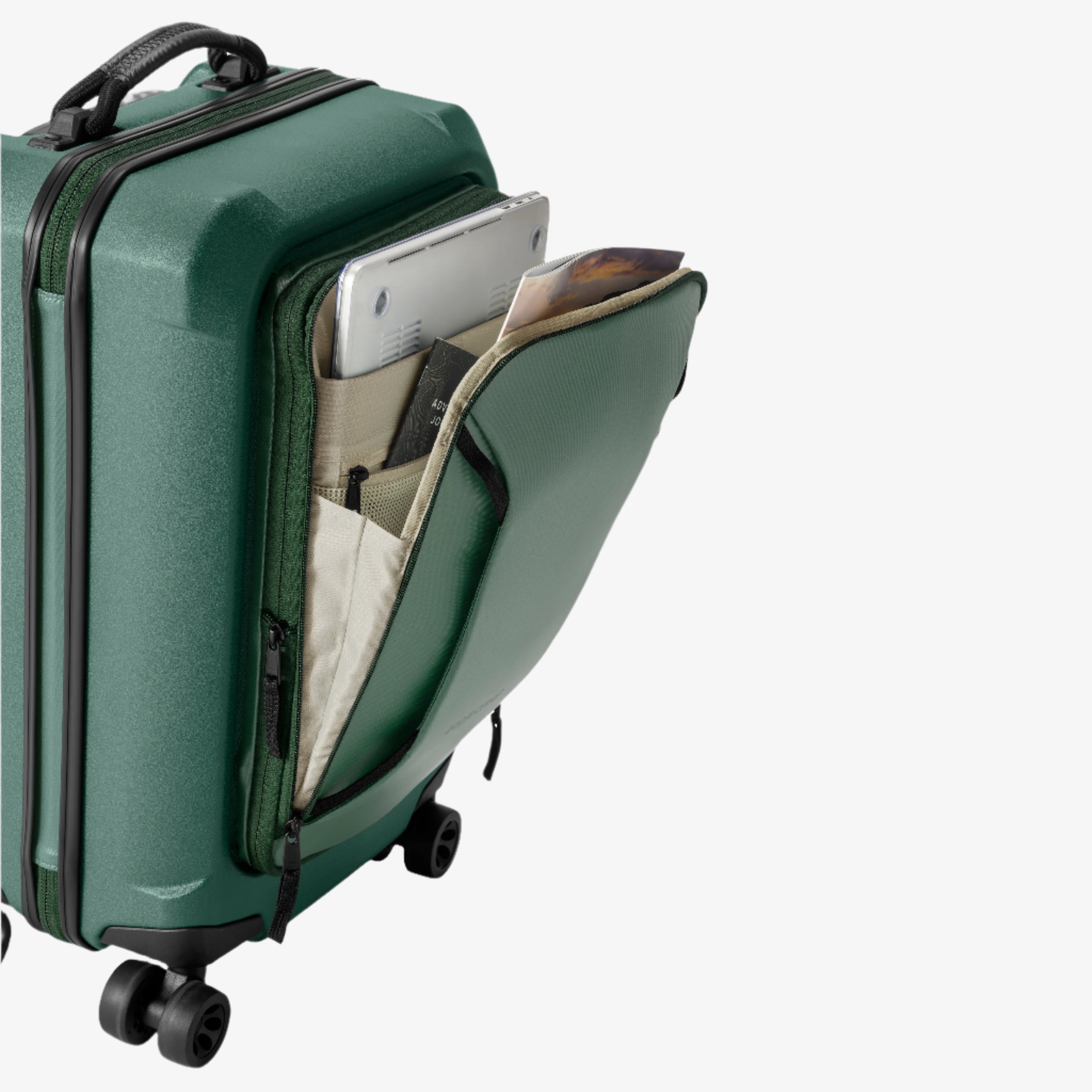 Eagle Creek Tarmac 22"/36L Carry-On Luggage in Duck Green — detail view
