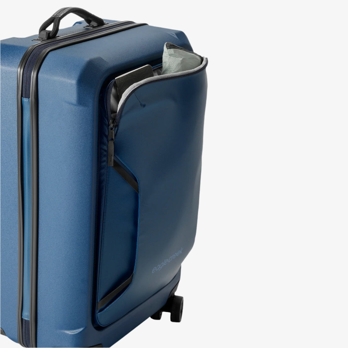 Eagle Creek Tarmac 26"/65L Luggage in Blue Jay — interior view # color_Blue Jay