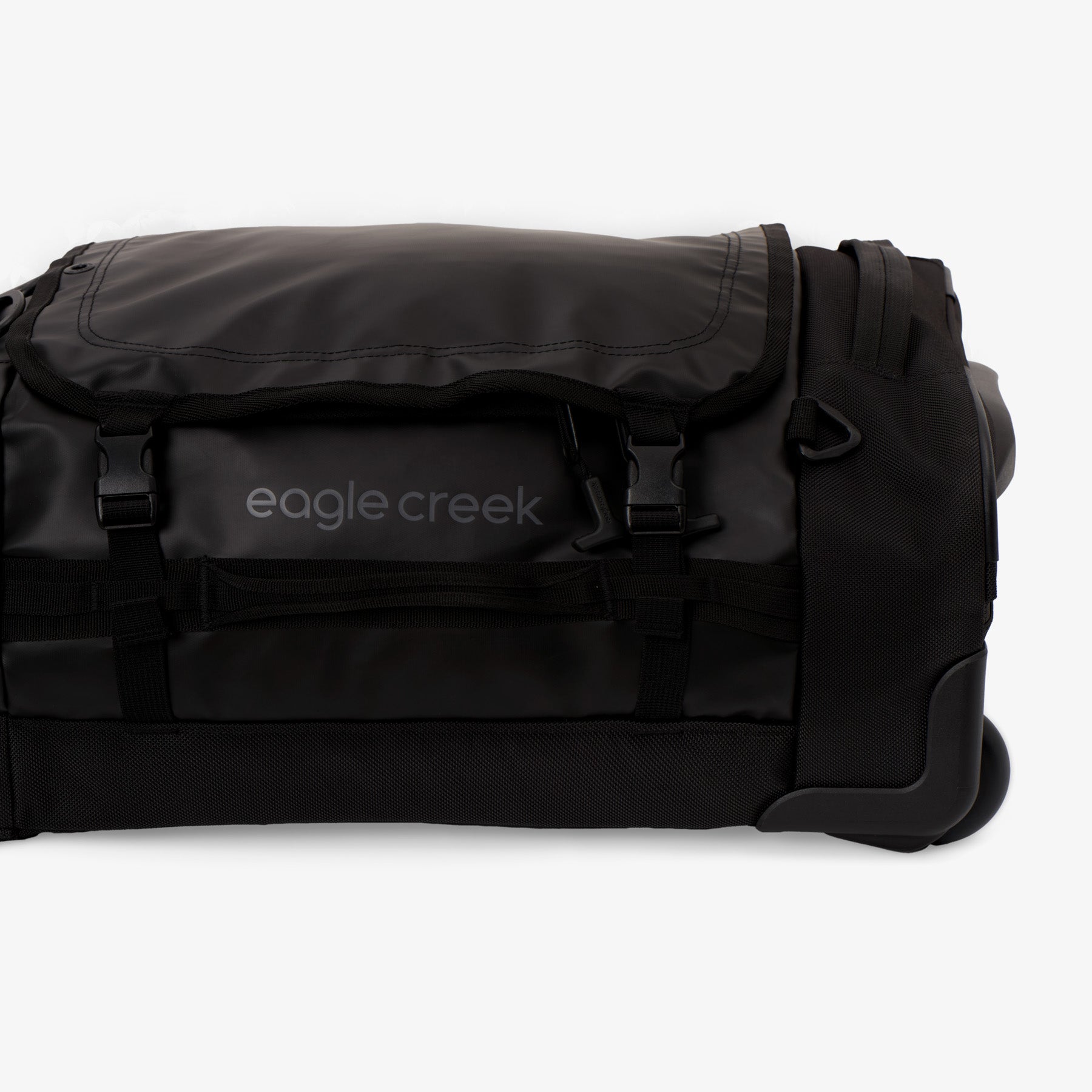 Eagle Creek Cargo Hauler XT 21.5"/32L Wheeled International Carry-On Duffel in Black — interior view