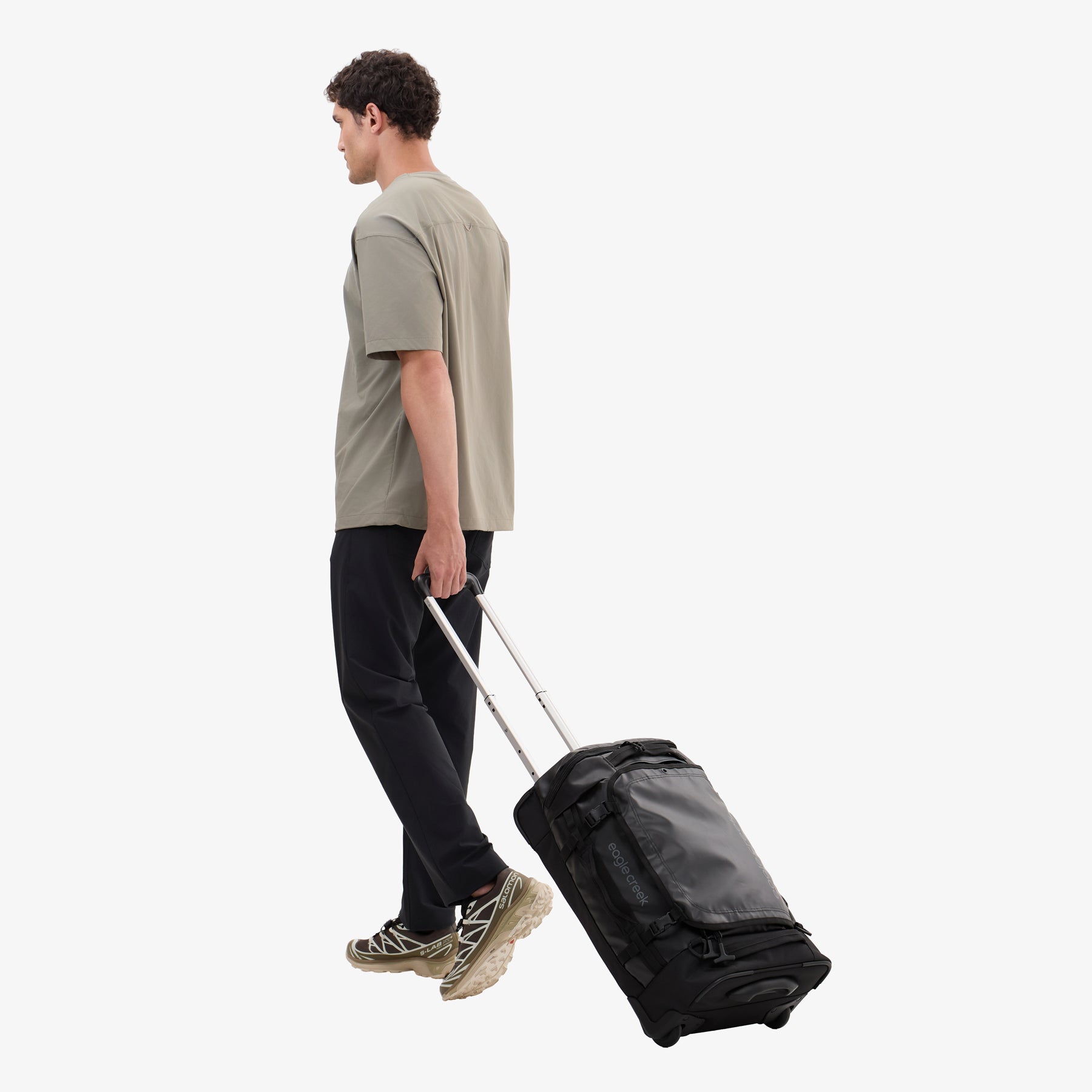 Eagle Creek Cargo Hauler XT 21.5"/32L Wheeled International Carry-On Duffel in Black — detail view