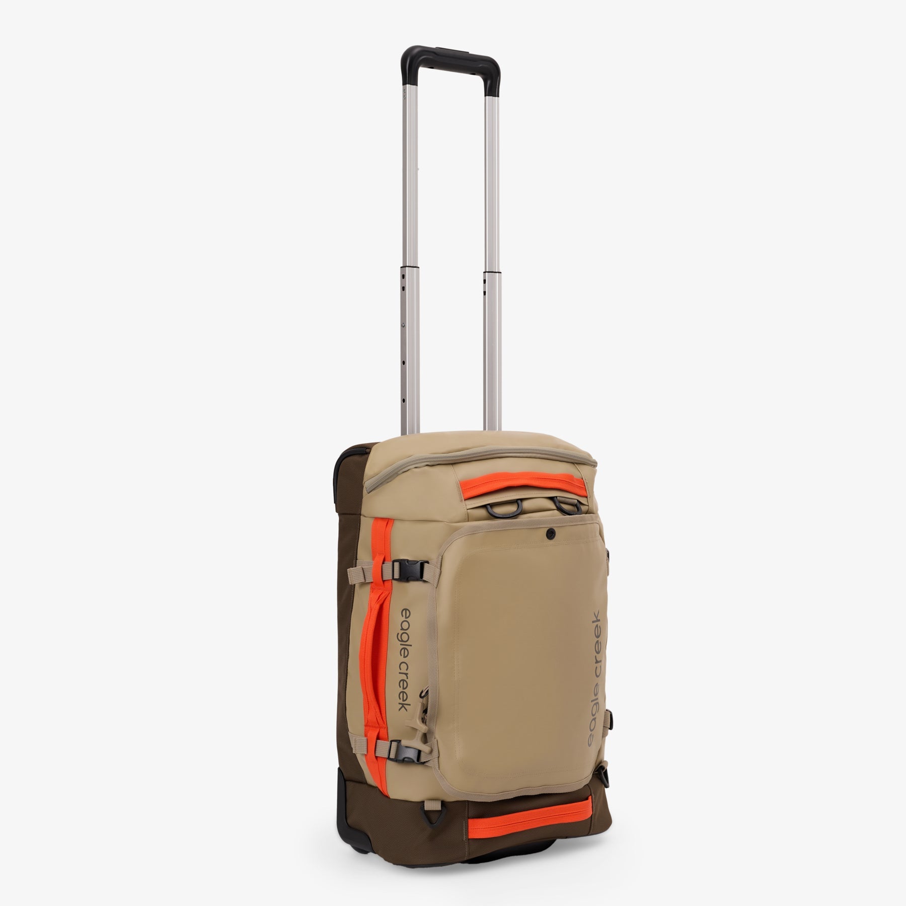 Eagle Creek Cargo Hauler XT 21.5"/32L Wheeled International Carry-On Duffel in Desert Tan — front view