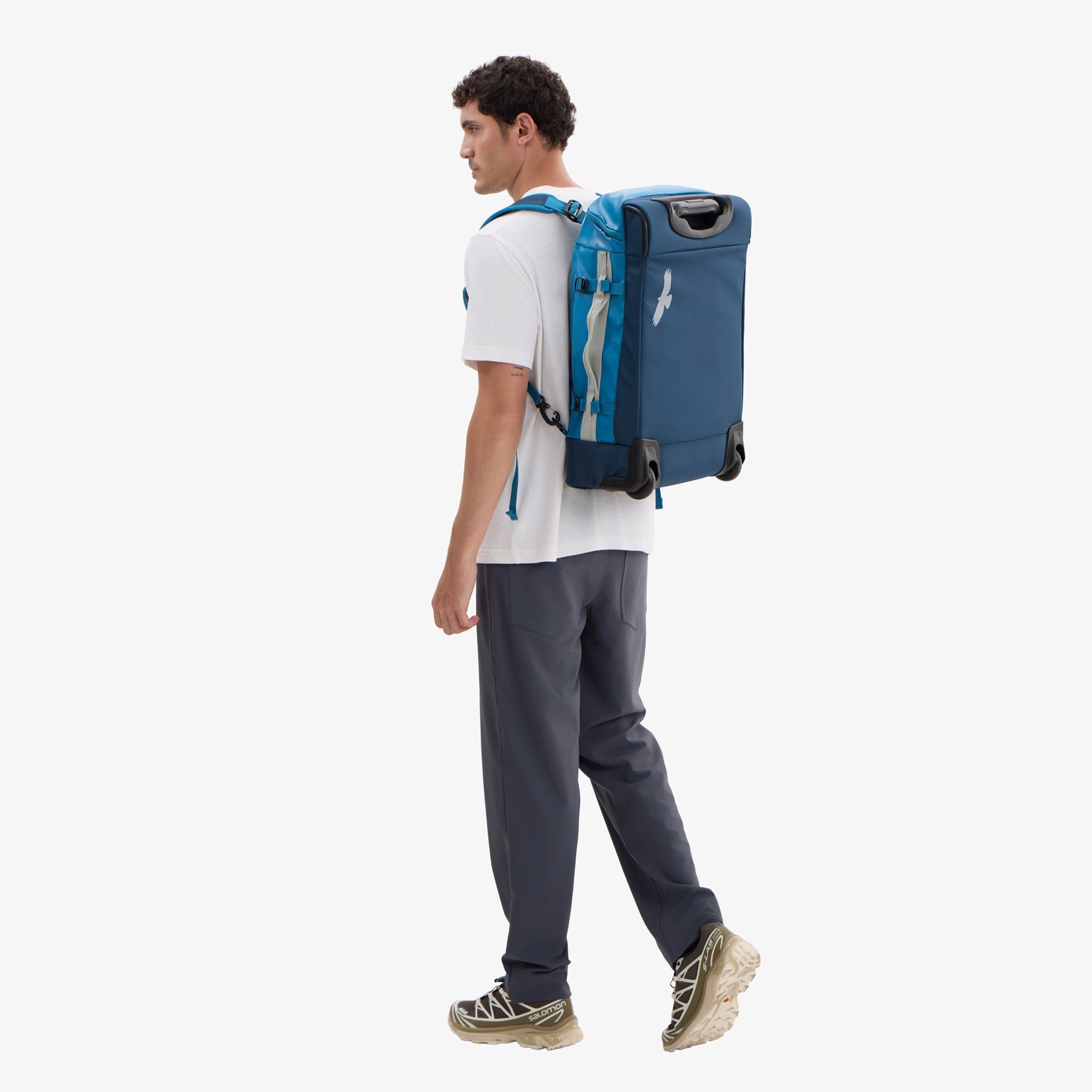 Eagle Creek Cargo Hauler XT 21.5"/32L Wheeled International Carry-On Duffel in Harbor Blue — detail view 2
