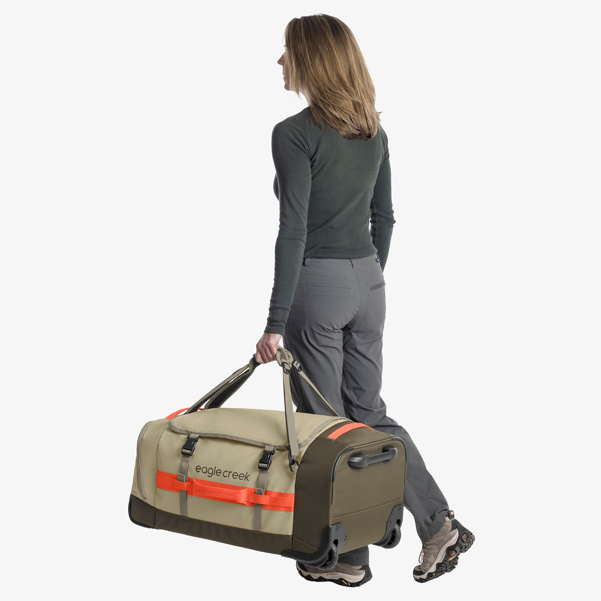 Eagle Creek Cargo Hauler XT 29"/90L Wheeled Duffel in Desert Tan — detail view 3 # color_Desert Tan