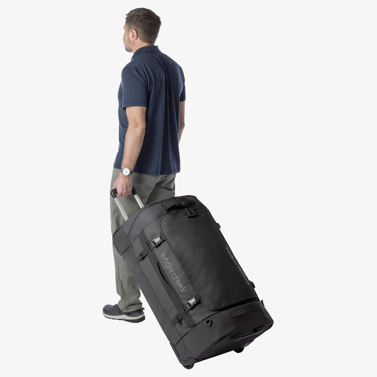 Eagle Creek Cargo Hauler XT 32"/120L Wheeled Duffel in Black — detail view # color_Black