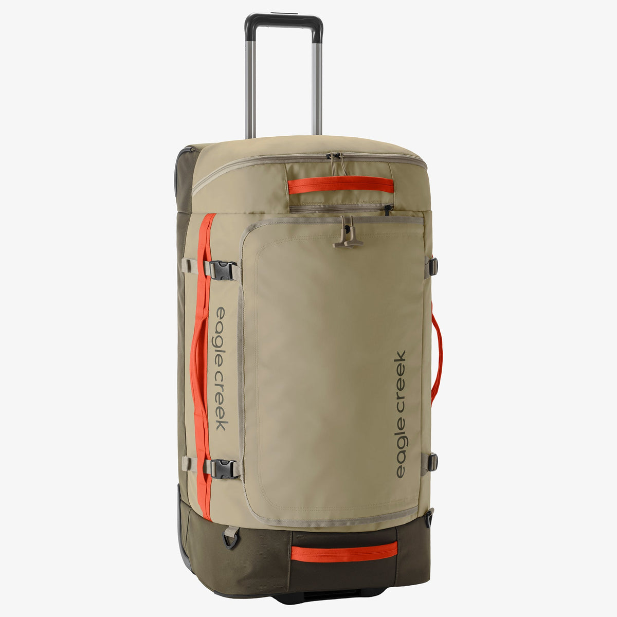 Eagle Creek Cargo Hauler XT 32"/120L Wheeled Duffel in Desert Tan — front view # color_Desert Tan