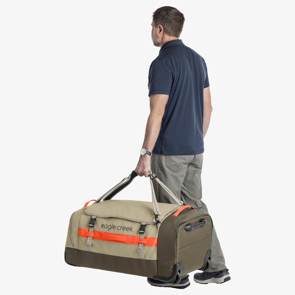 Eagle Creek Cargo Hauler XT 32"/120L Wheeled Duffel in Desert Tan — detail view 3 # color_Desert Tan