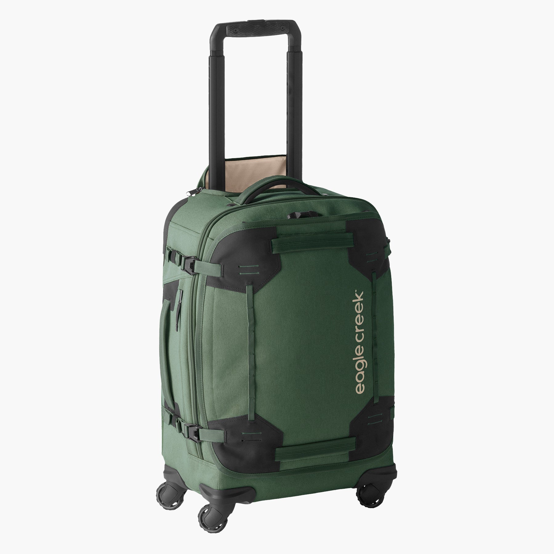 Eagle Creek Gear Warrior XE 4-Wheel 23"/45L Carry-On Luggage in Jungle Green — front view