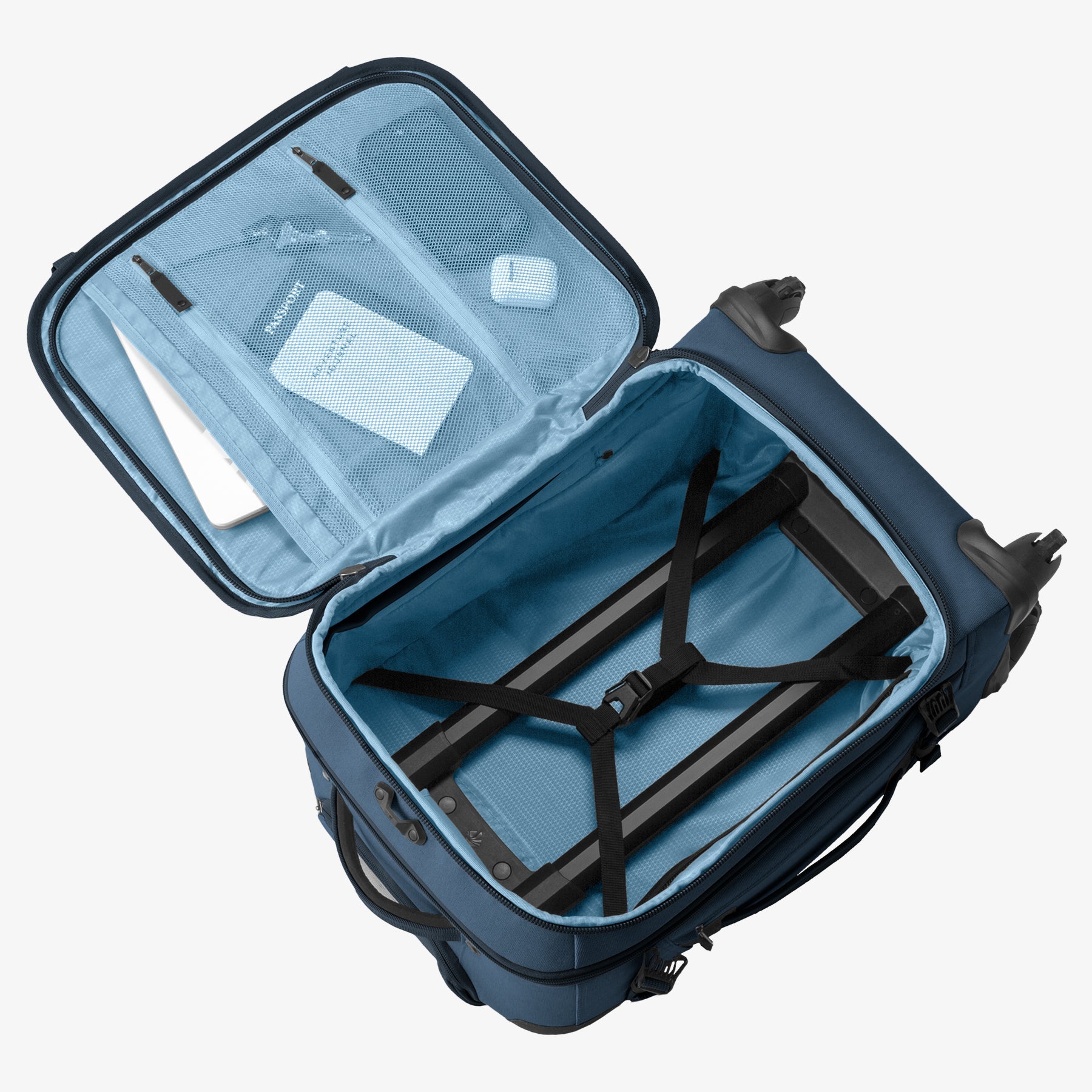 Eagle Creek Gear Warrior XE 4-Wheel 23"/45L Carry-On Luggage in Blue Jay — detail view 3