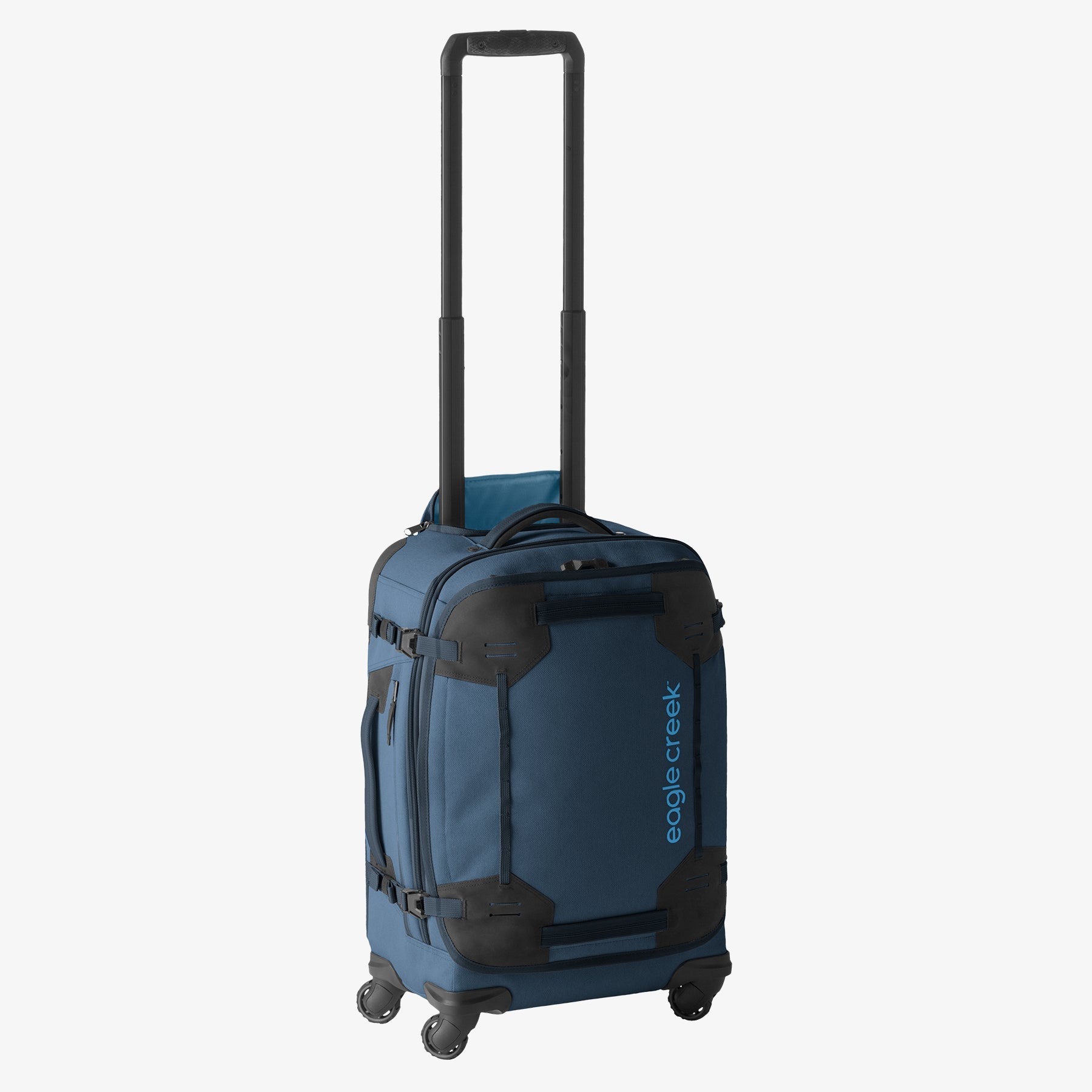 Eagle Creek Gear Warrior XE 4-Wheel 23"/45L Carry-On Luggage in Blue Jay — angle view 5