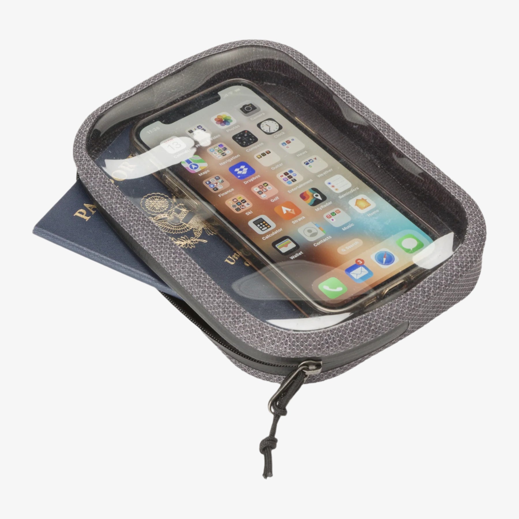 Eagle Creek Pack-It Dry Pouch S in Graphite — back view