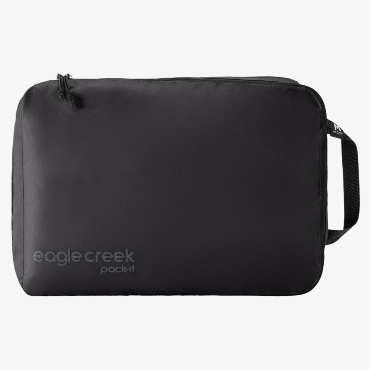 Eagle Creek Pack-It Isolate Clean/Dirty Packing Cube M in Black — angle view 2 # color_Black