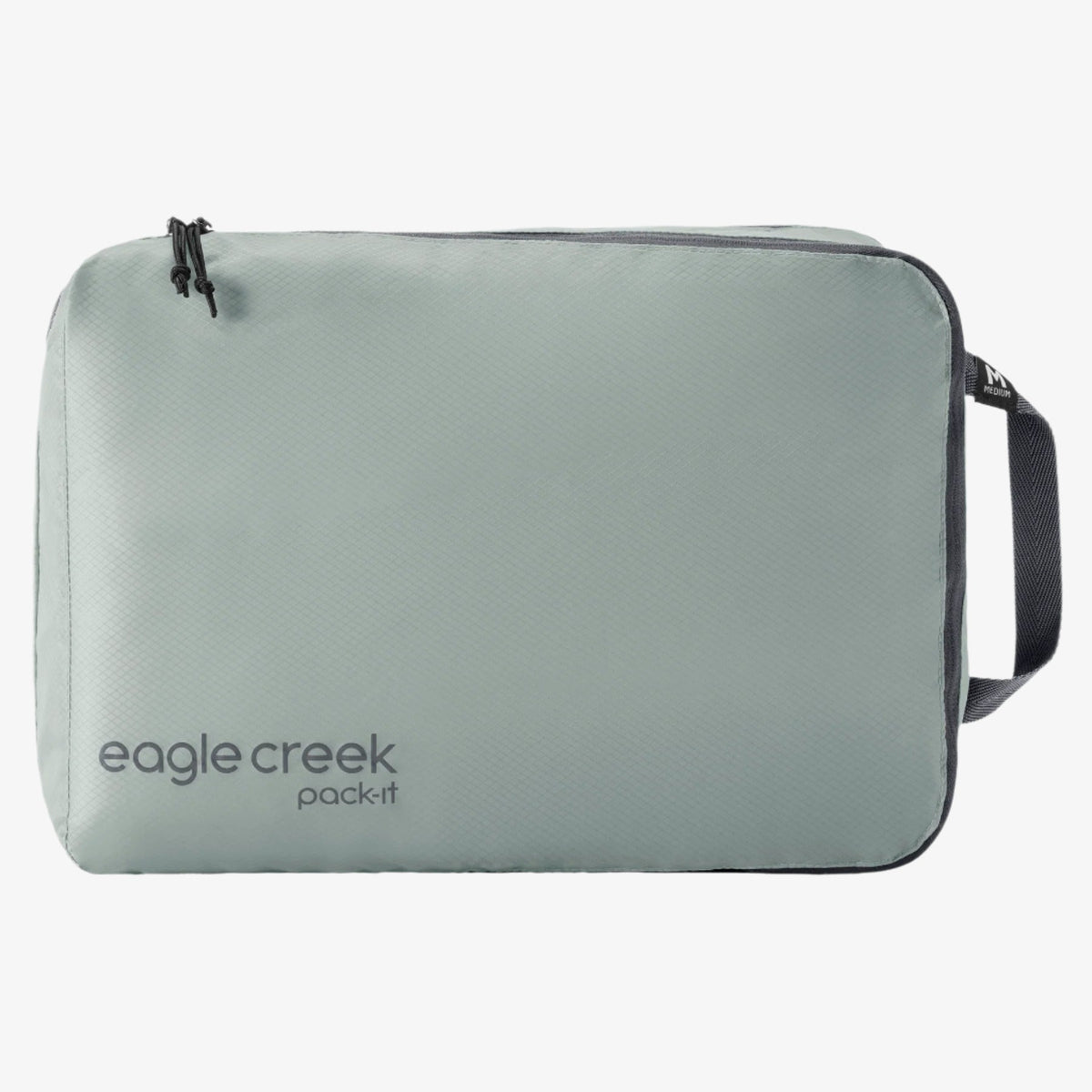 Eagle Creek Pack-It Isolate Clean/Dirty Packing Cube M in Storm Grey — angle view 2 # color_Storm Grey