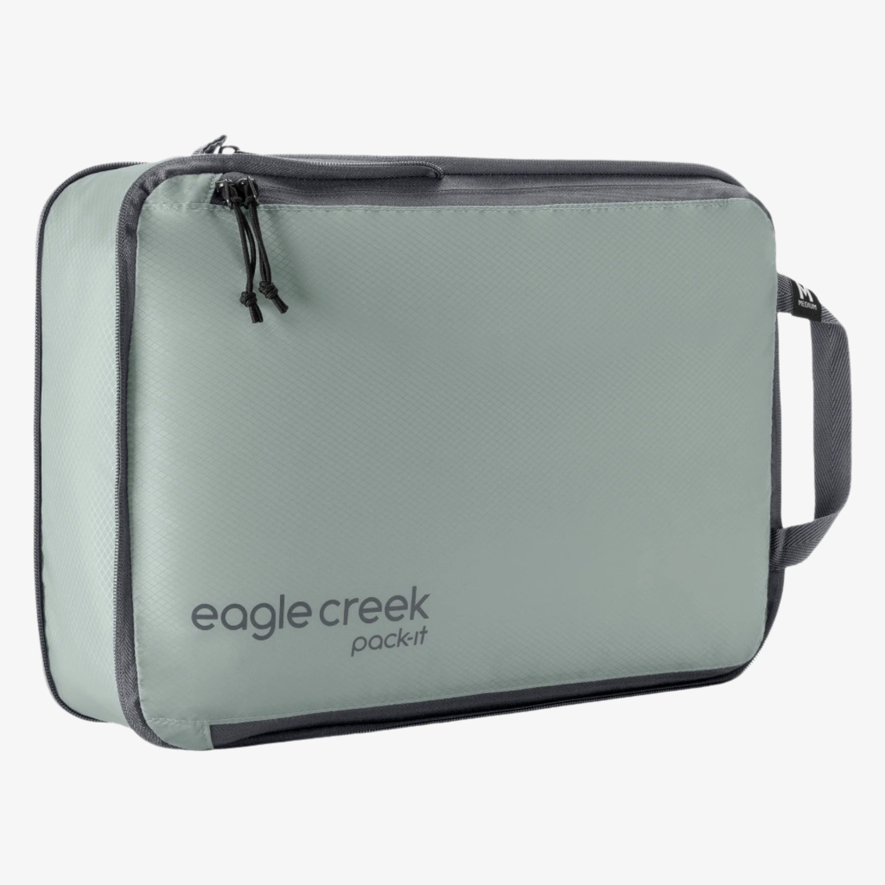 Eagle Creek Pack-It Isolate Compression Cube M in Storm Grey — front view