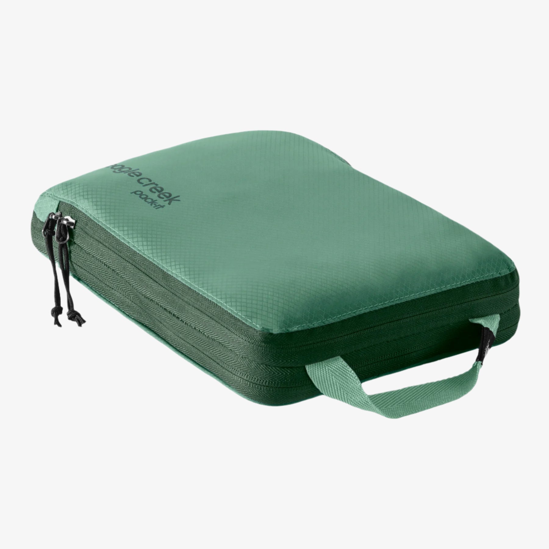 Eagle Creek Pack-It Isolate Compression Cube S in Willow Green — detail view