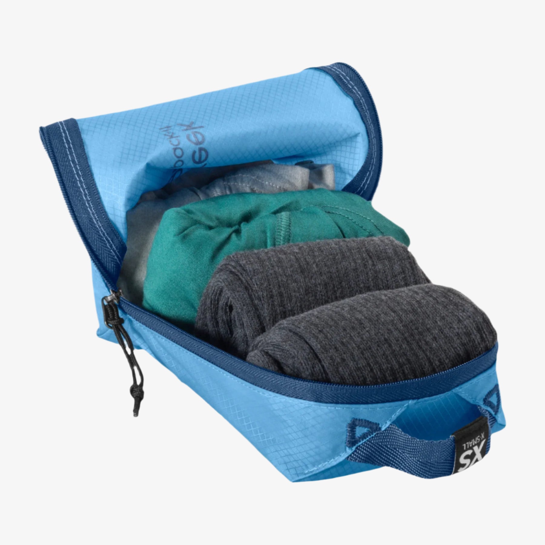 Eagle Creek Pack-It Isolate Packing Cube XS in Blue Dawn — angle view 5