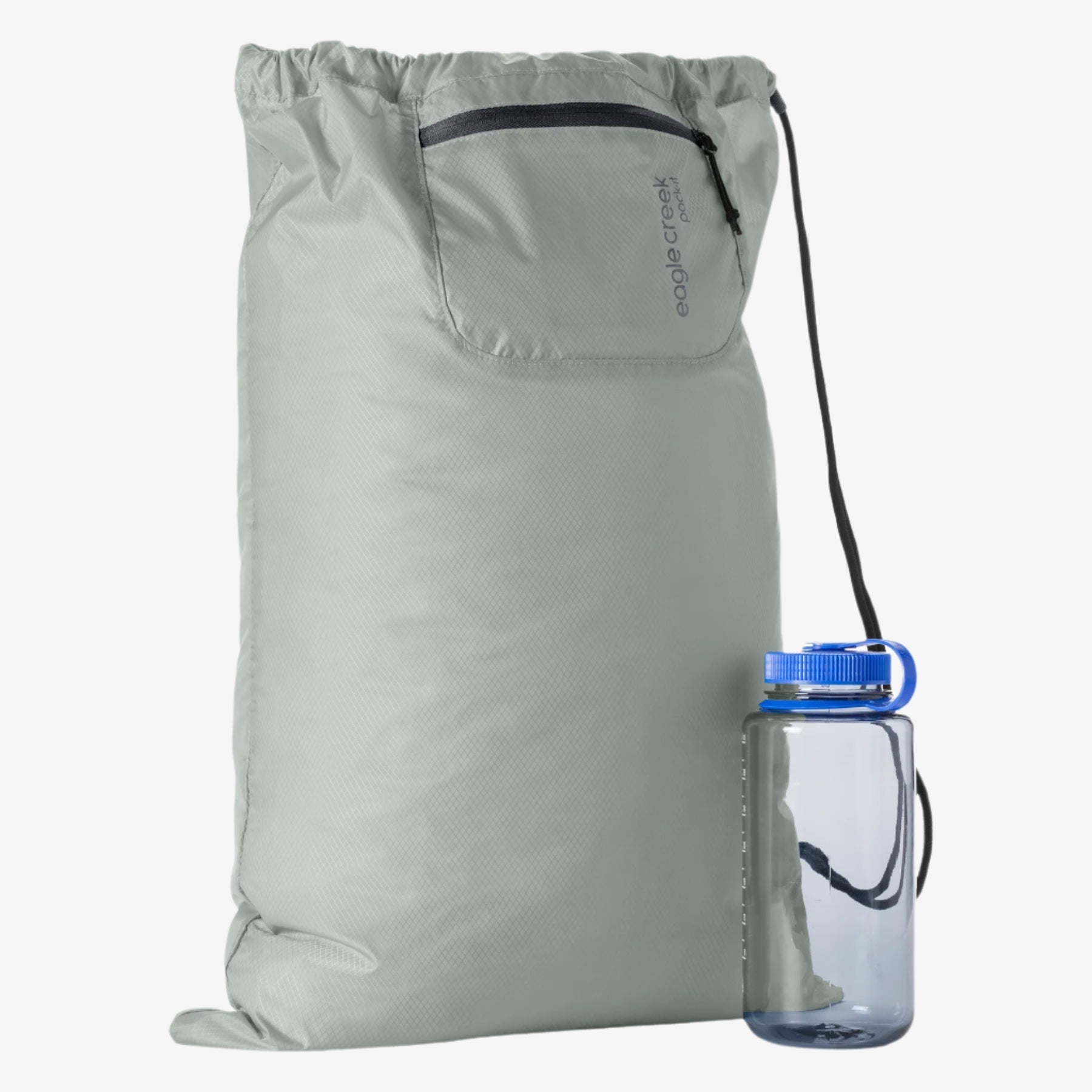 Eagle Creek Packable Laundry Sack in Storm Grey — angle view 2