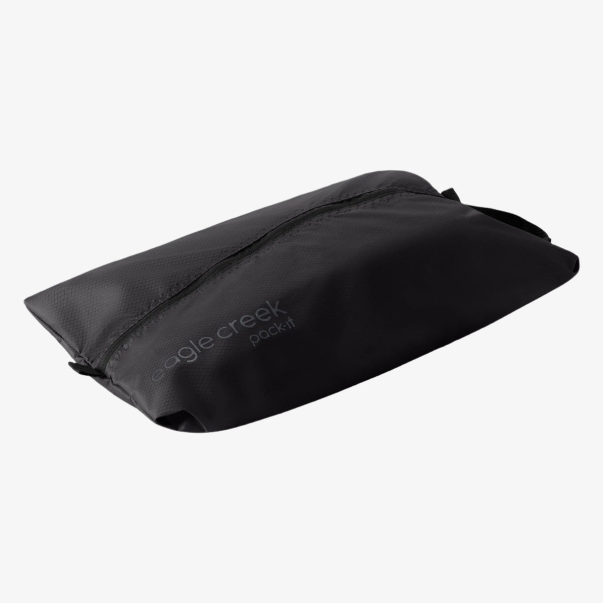 Eagle Creek Pack-It Isolate Shoe Sack in Black — angle view 4 # color_Black