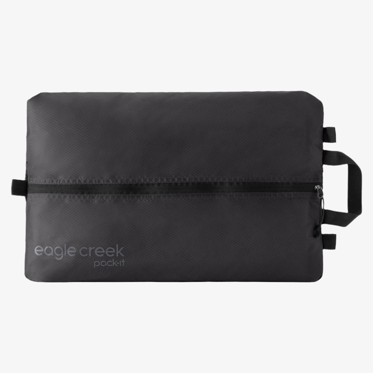 Eagle Creek Pack-It Isolate Shoe Sack in Black — angle view 2 # color_Black