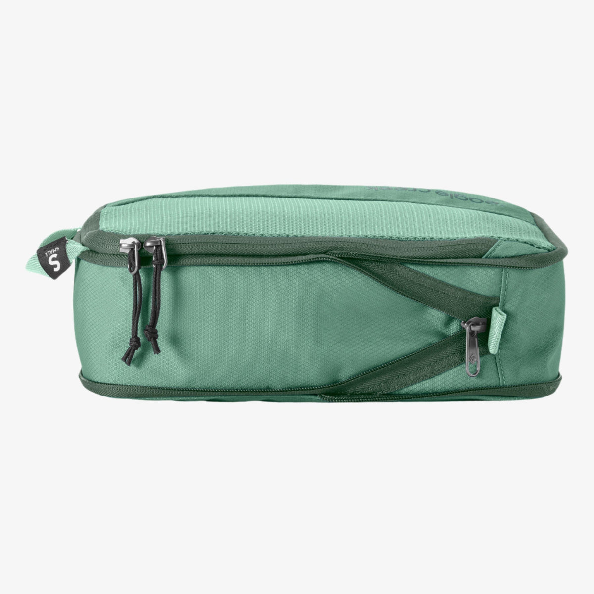 Eagle Creek Pack-It Reveal Compression Cube S in Willow Green — back view # color_Willow Green