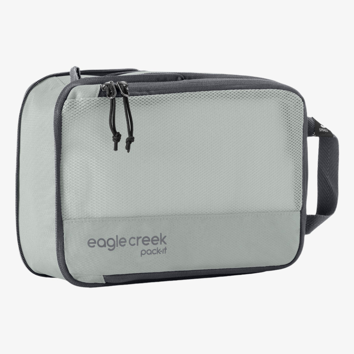 Eagle Creek Pack-It Reveal Compression Cube S in Storm Grey — front view # color_Storm Grey