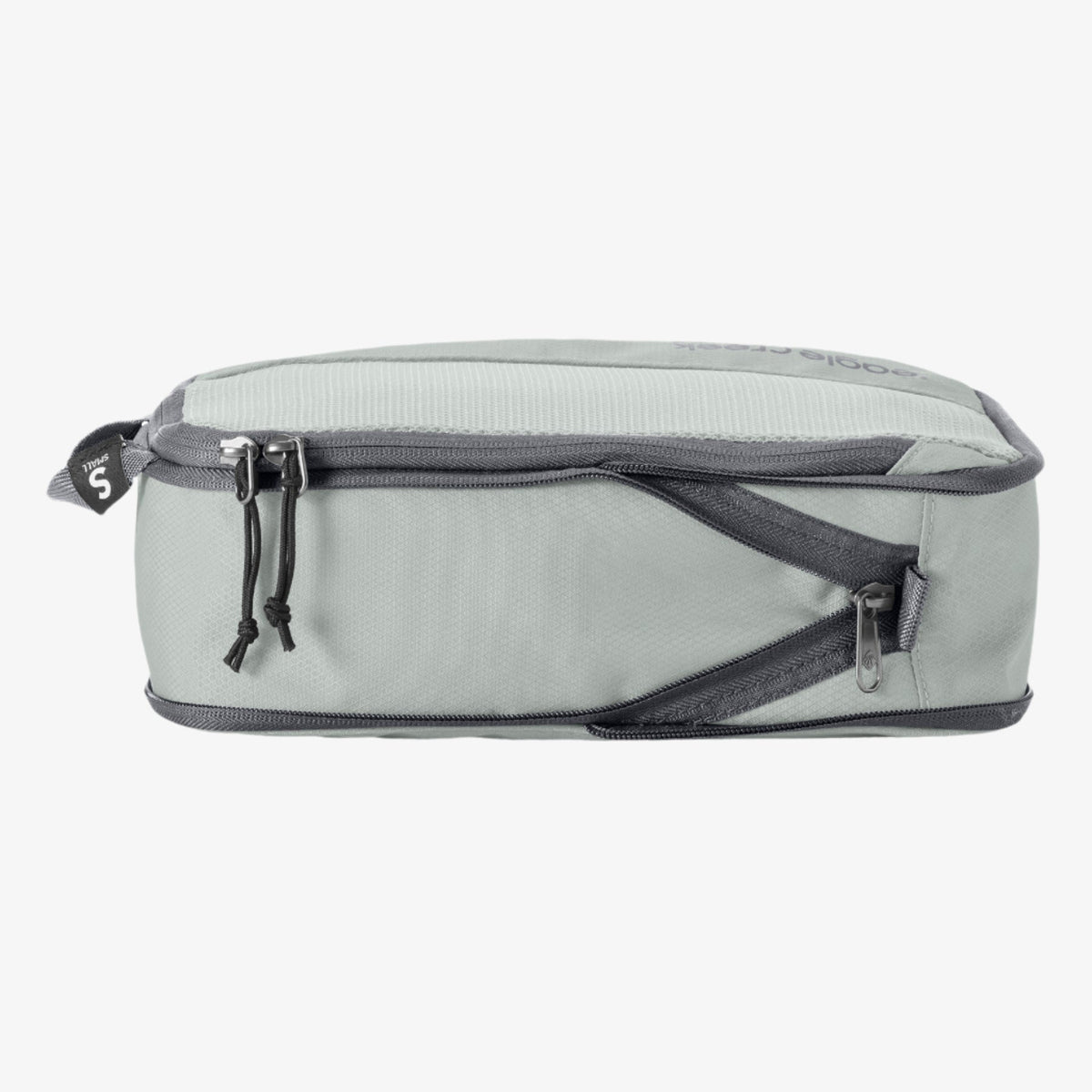 Eagle Creek Pack-It Reveal Compression Cube S in Storm Grey — angle view 3 # color_Storm Grey