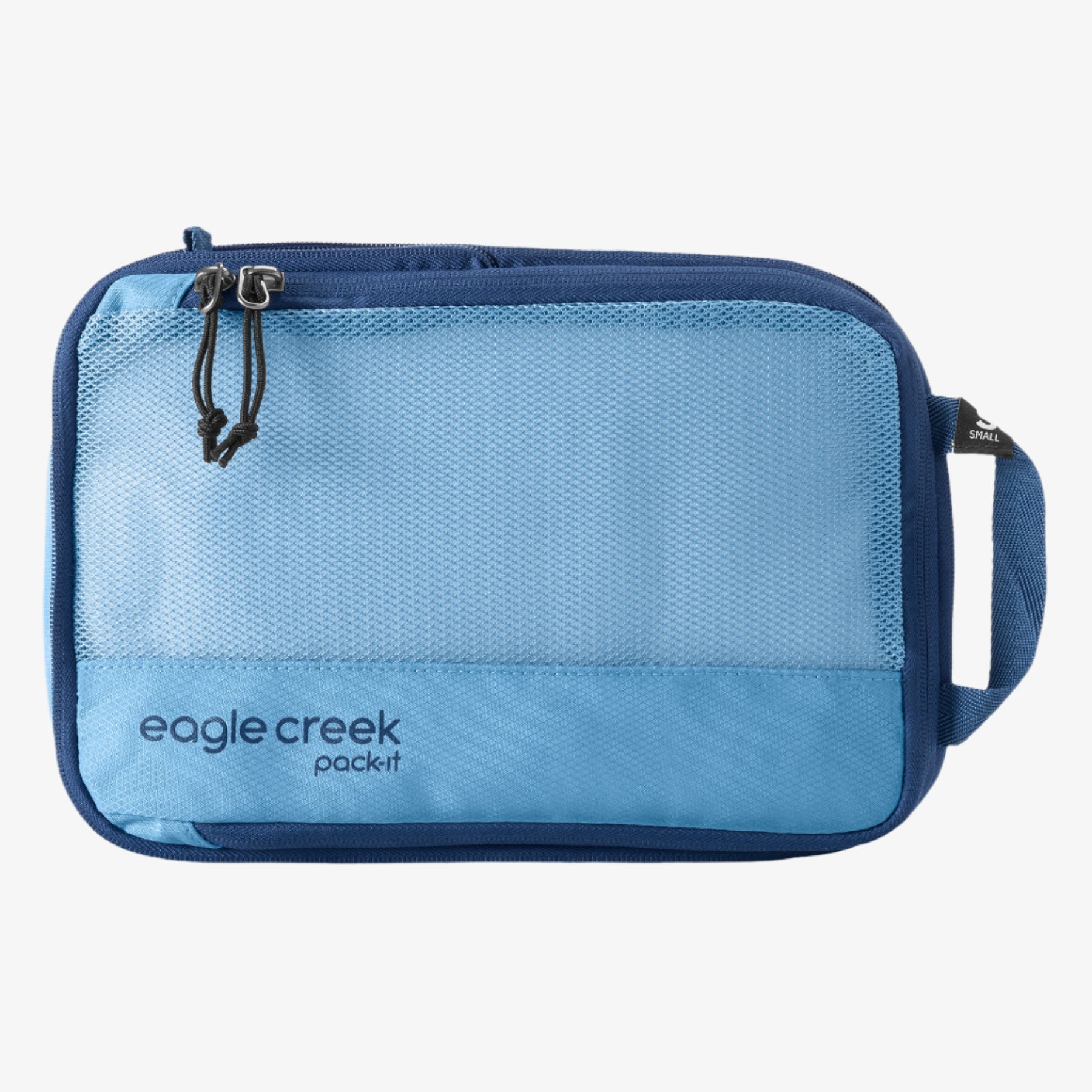 Eagle Creek Pack-It Reveal Compression Cube S in Blue Dawn — angle view 2 # color_Blue Dawn