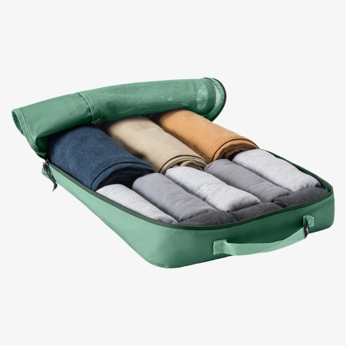 Eagle Creek Pack-It Reveal Packing Cube L in Willow Green — angle view 3 # color_Willow Green